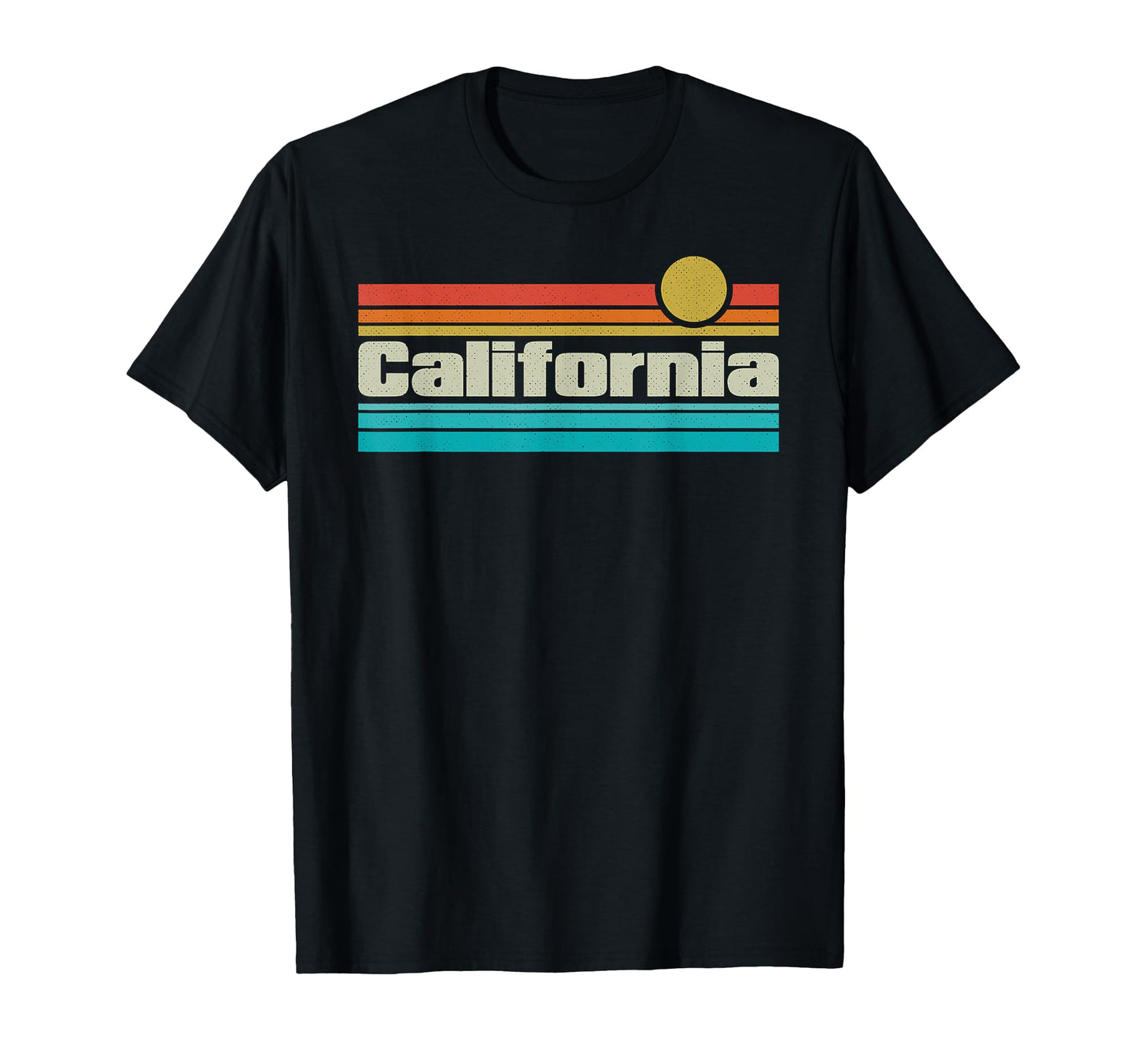 70S 80S Sunset Surfer Ca California T-Shirt - Trendy Graphic Unisex - T-Shirt, Sweatshirt, Hoodie