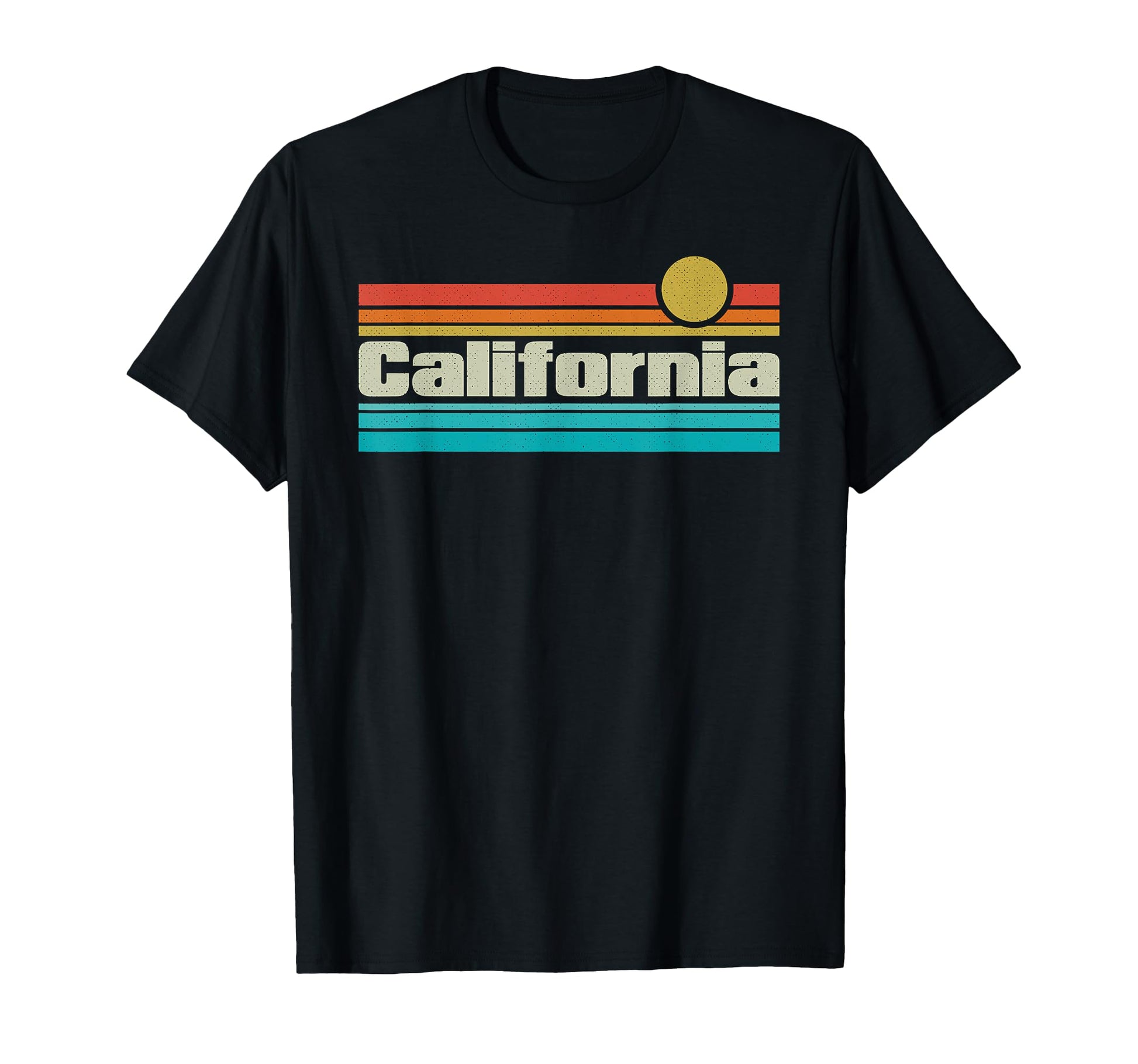 70S 80S Sunset Surfer Ca California T-Shirt - Trendy Graphic Unisex - T-Shirt, Sweatshirt, Hoodie