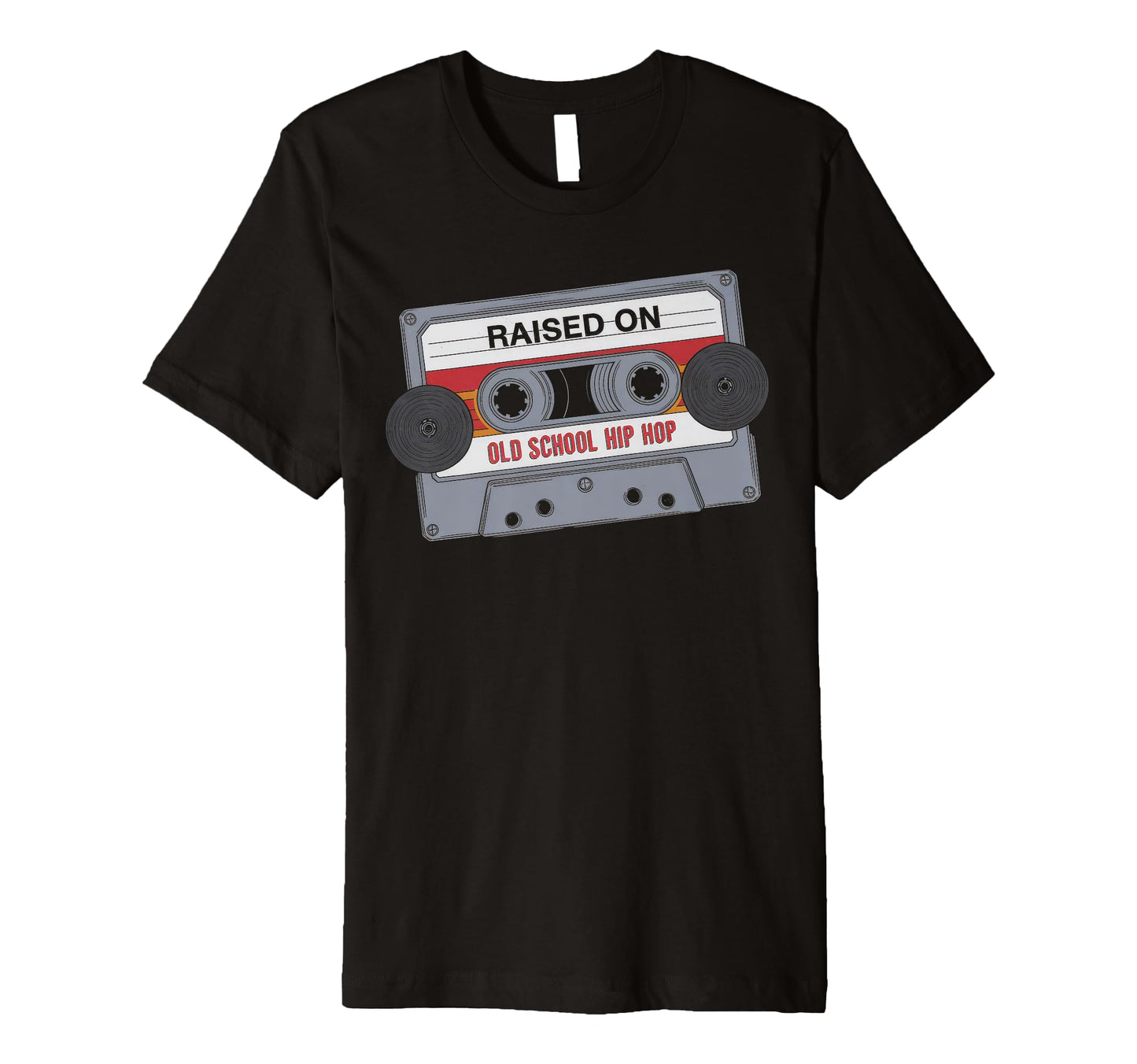Raised Old School Hip Hop Cassette T-Shirt - Streetwear Style Men Women - T-Shirt, Sweatshirt, Hoodie
