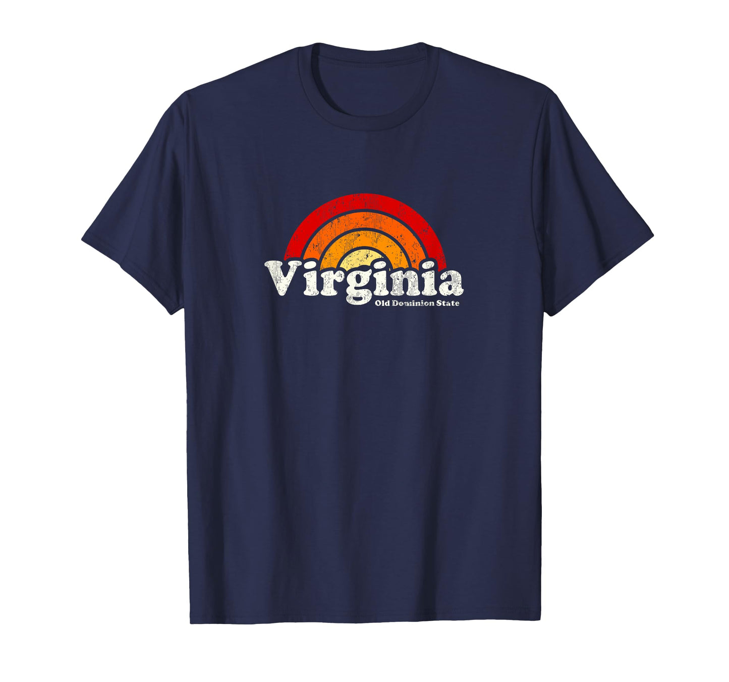 Virginia 70S Rainbow T-Shirt - Custom Art Print Men Women - T-Shirt, Sweatshirt, Hoodie