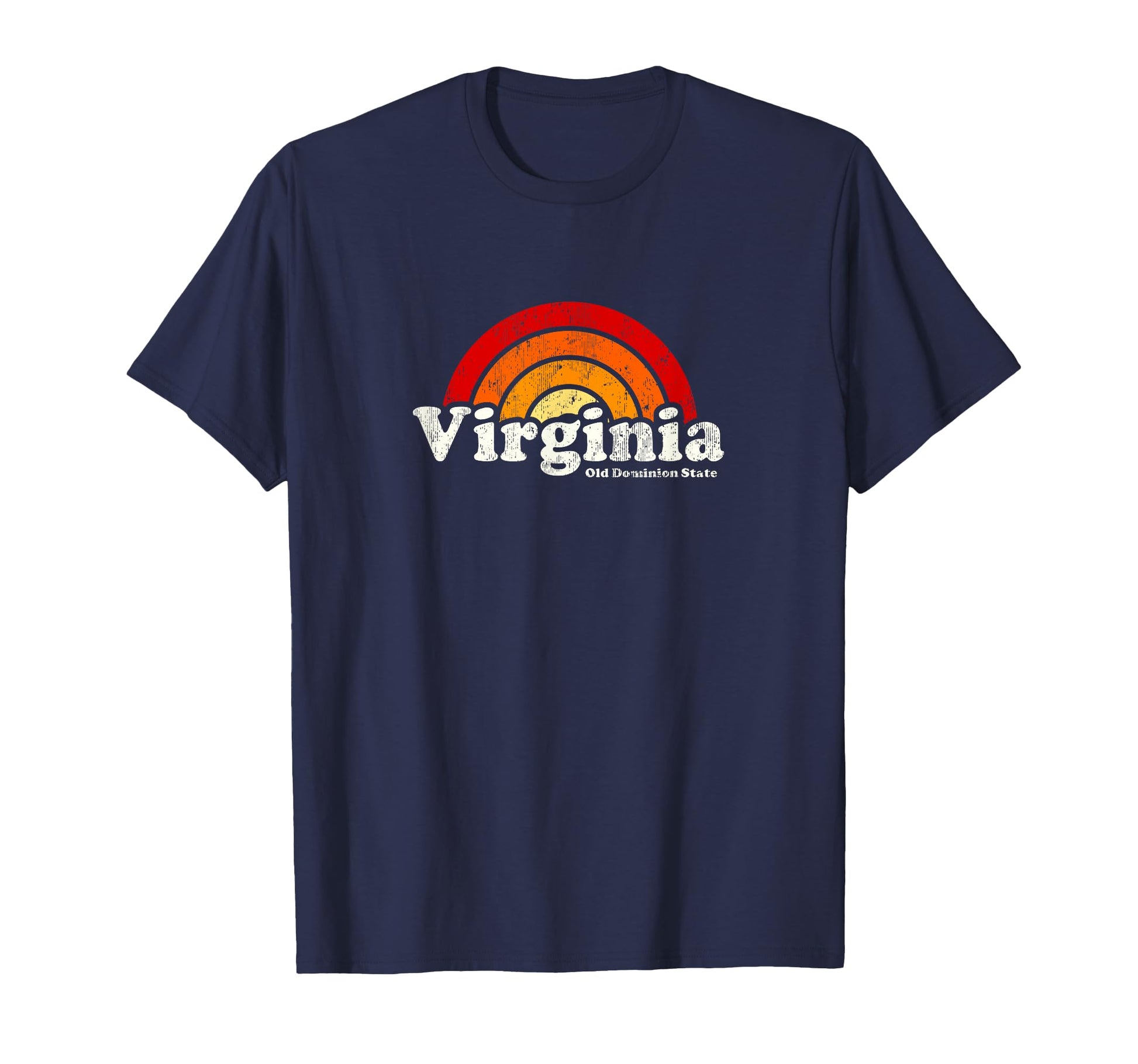Virginia 70S Rainbow T-Shirt - Custom Art Print Men Women - T-Shirt, Sweatshirt, Hoodie