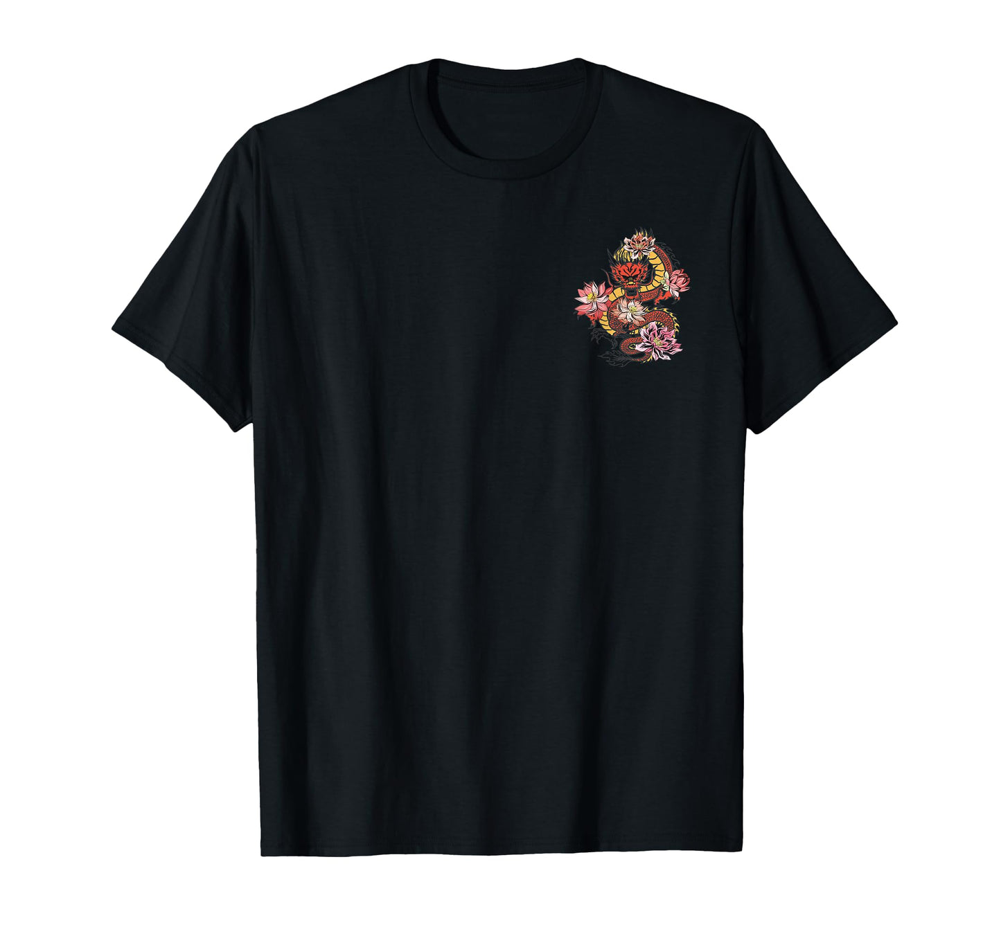 Chinese Dragon Dragon Grunge T-Shirt - Minimalist Print Men Women - T-Shirt, Sweatshirt, Hoodie