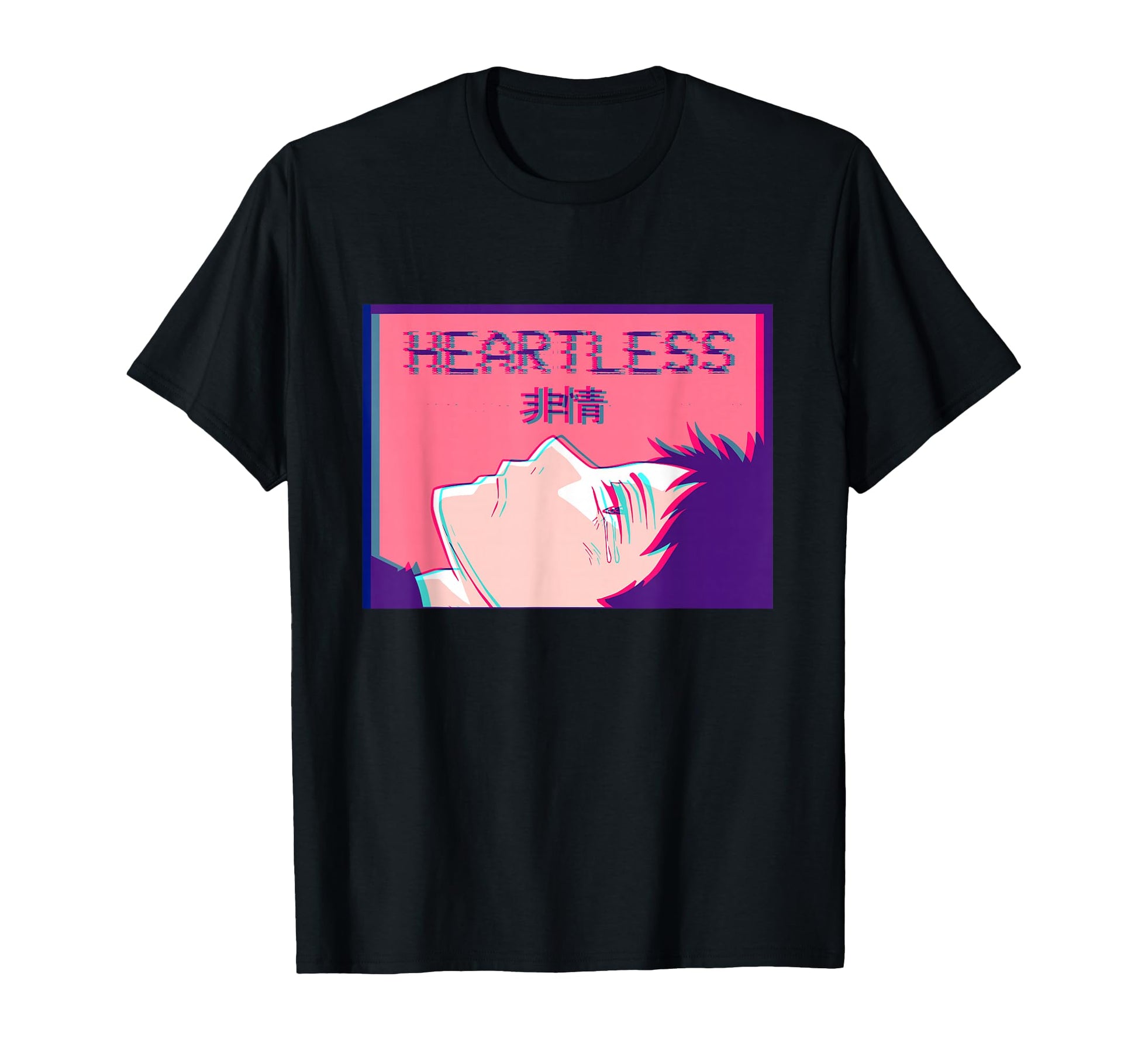 Sad Emo Anime Soft Eboy Vaporwave T-Shirt - Trendy Graphic Unisex - T-Shirt, Sweatshirt, Hoodie