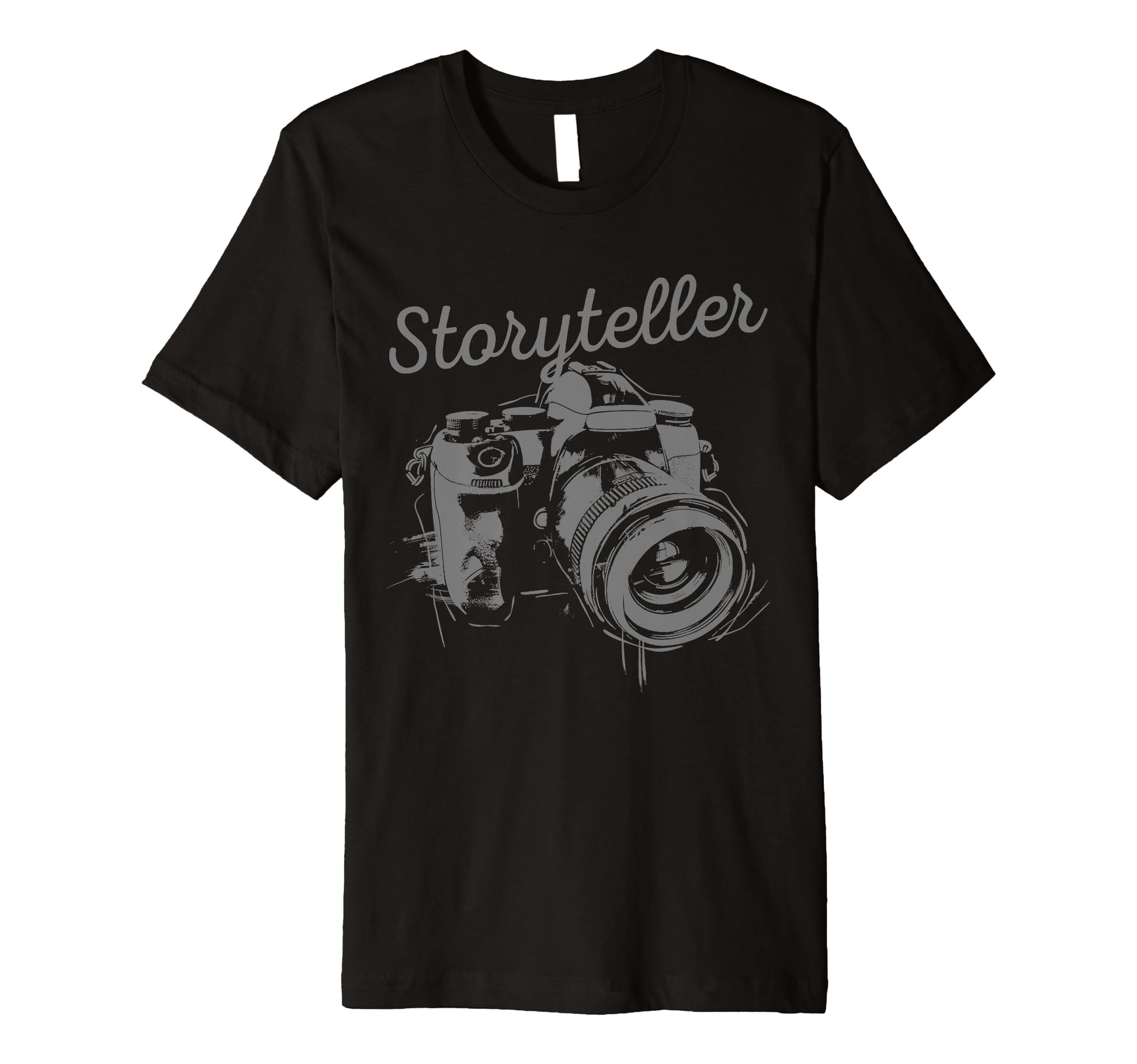 Photographer Storyteller Camera T-Shirt - Trendy Graphic Men Women - T-Shirt, Sweatshirt, Hoodie