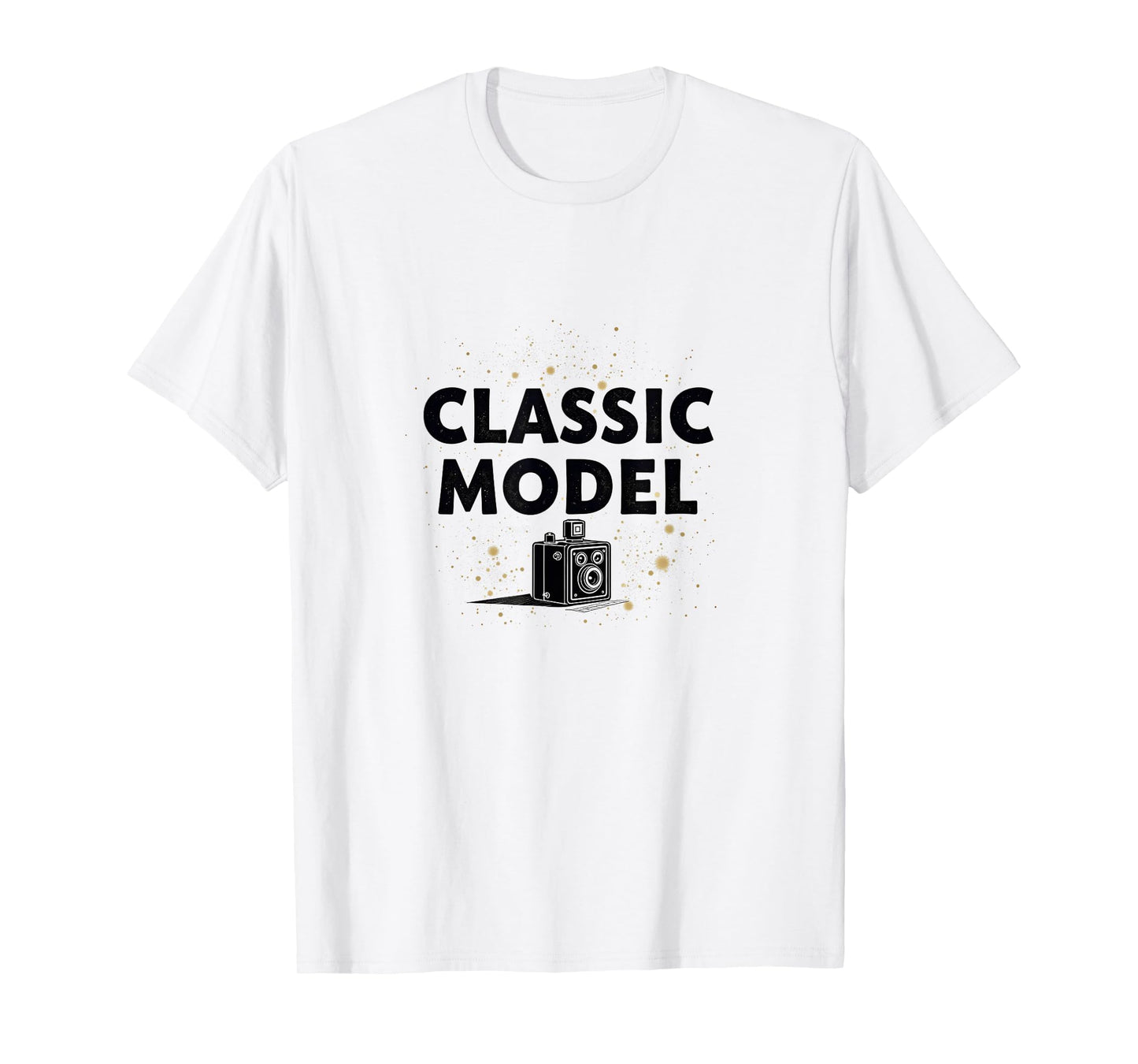 Model 1900S Camera Nostalgia White T-Shirt - Custom Art Print Unisex - T-Shirt, Sweatshirt, Hoodie