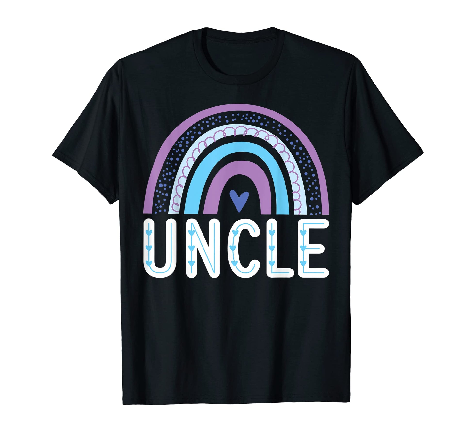 Boho Rainbow Border Summer Boho Colors Art T-Shirt - Unique Graphic Unisex - T-Shirt, Sweatshirt, Hoodie