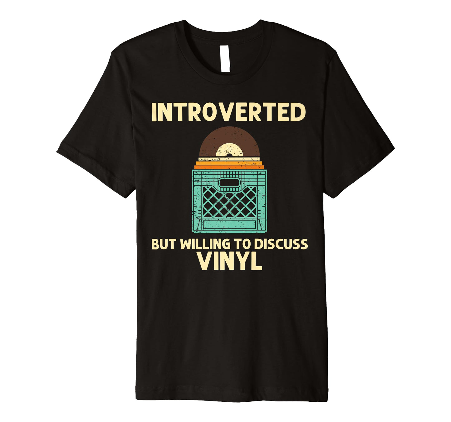Vinyl Dj Vinyl Record Lovers Music T-Shirt - Novelty Apparel for Adults - T-Shirt, Sweatshirt, Hoodie