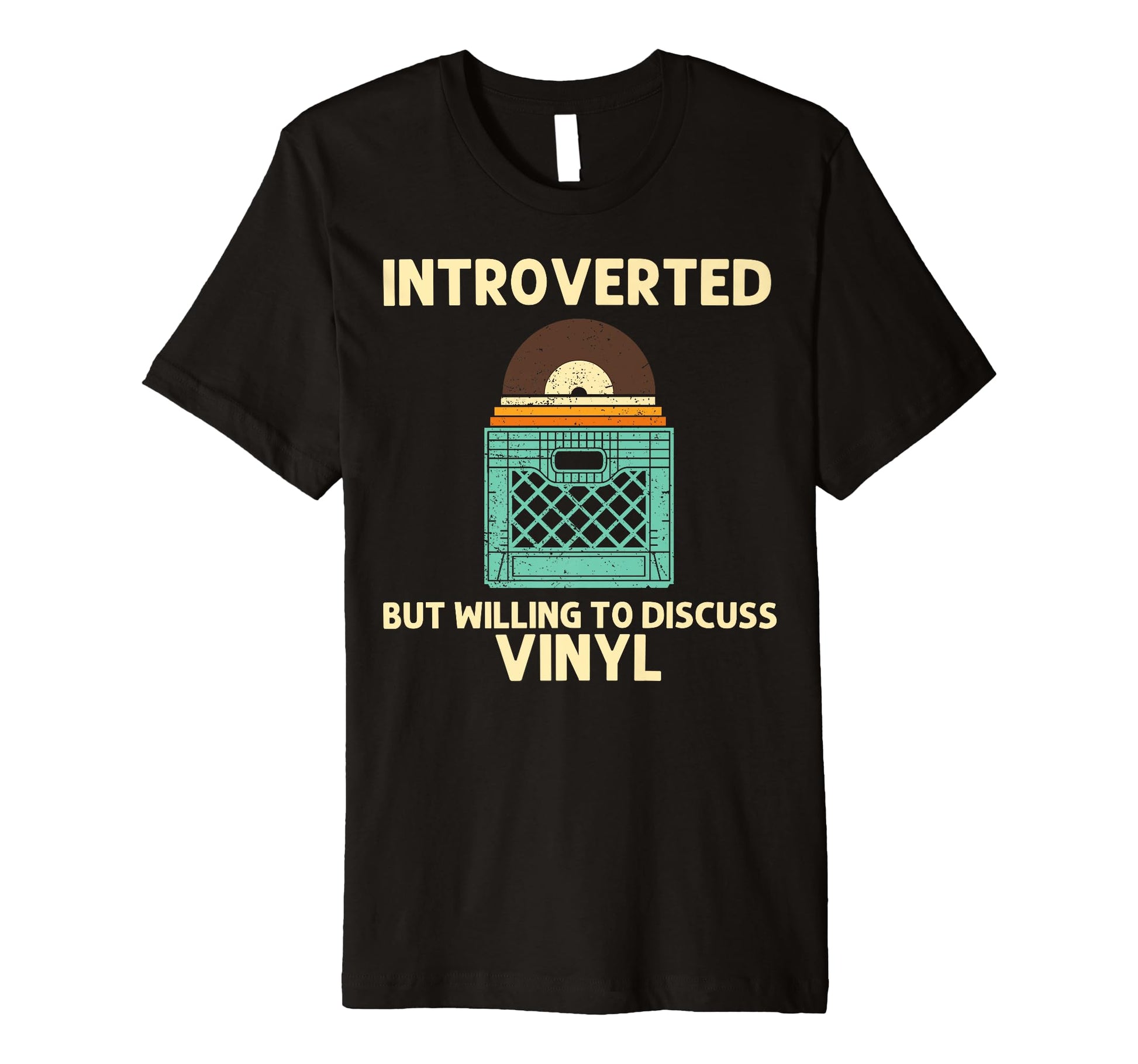 Vinyl Dj Vinyl Record Lovers Music T-Shirt - Novelty Apparel for Adults - T-Shirt, Sweatshirt, Hoodie