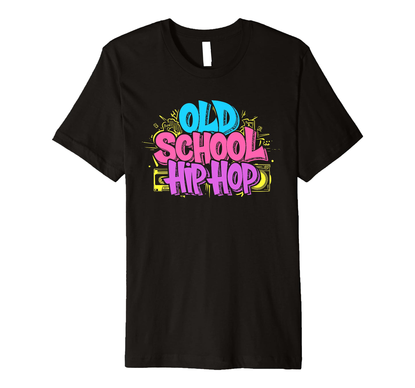 Old School Hip Hop 80S 90S Graffiti T-Shirt - Trendy Graphic for Adults - T-Shirt, Sweatshirt, Hoodie