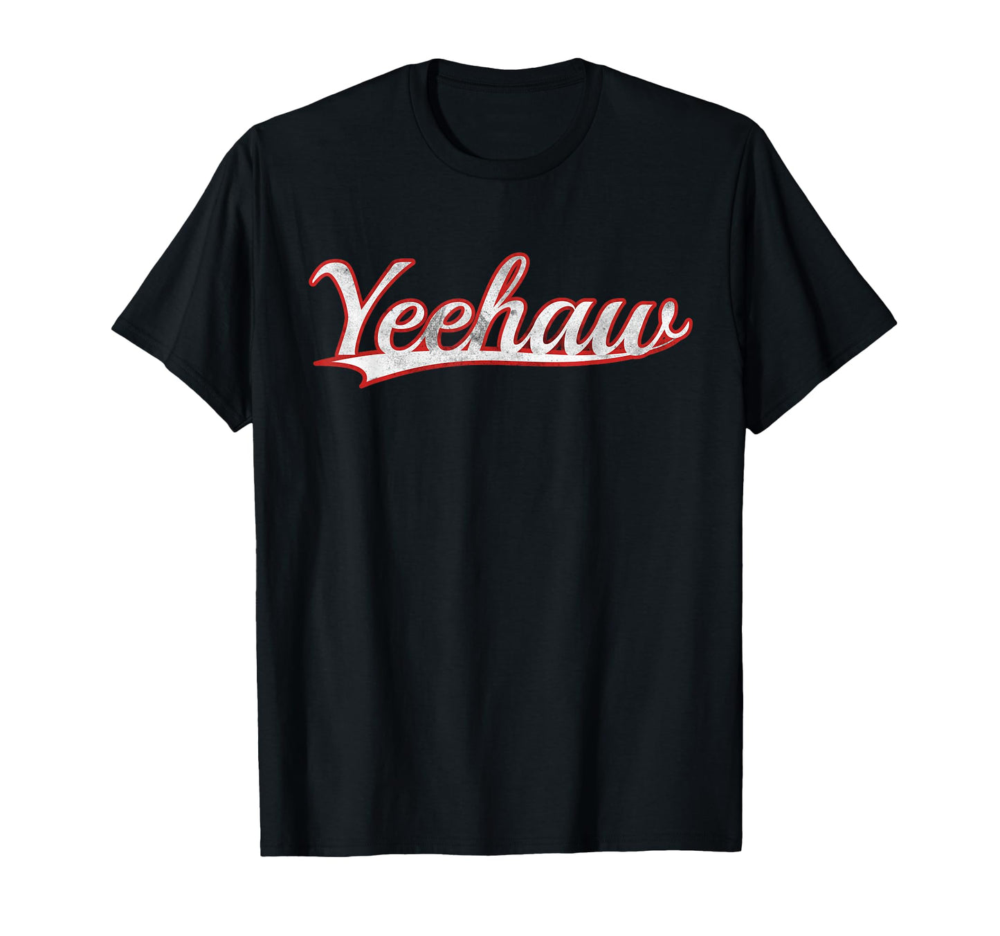 Yeehaw Cowboy Western Varsity T-Shirt - Fun Novelty Design Men Women - T-Shirt, Sweatshirt, Hoodie