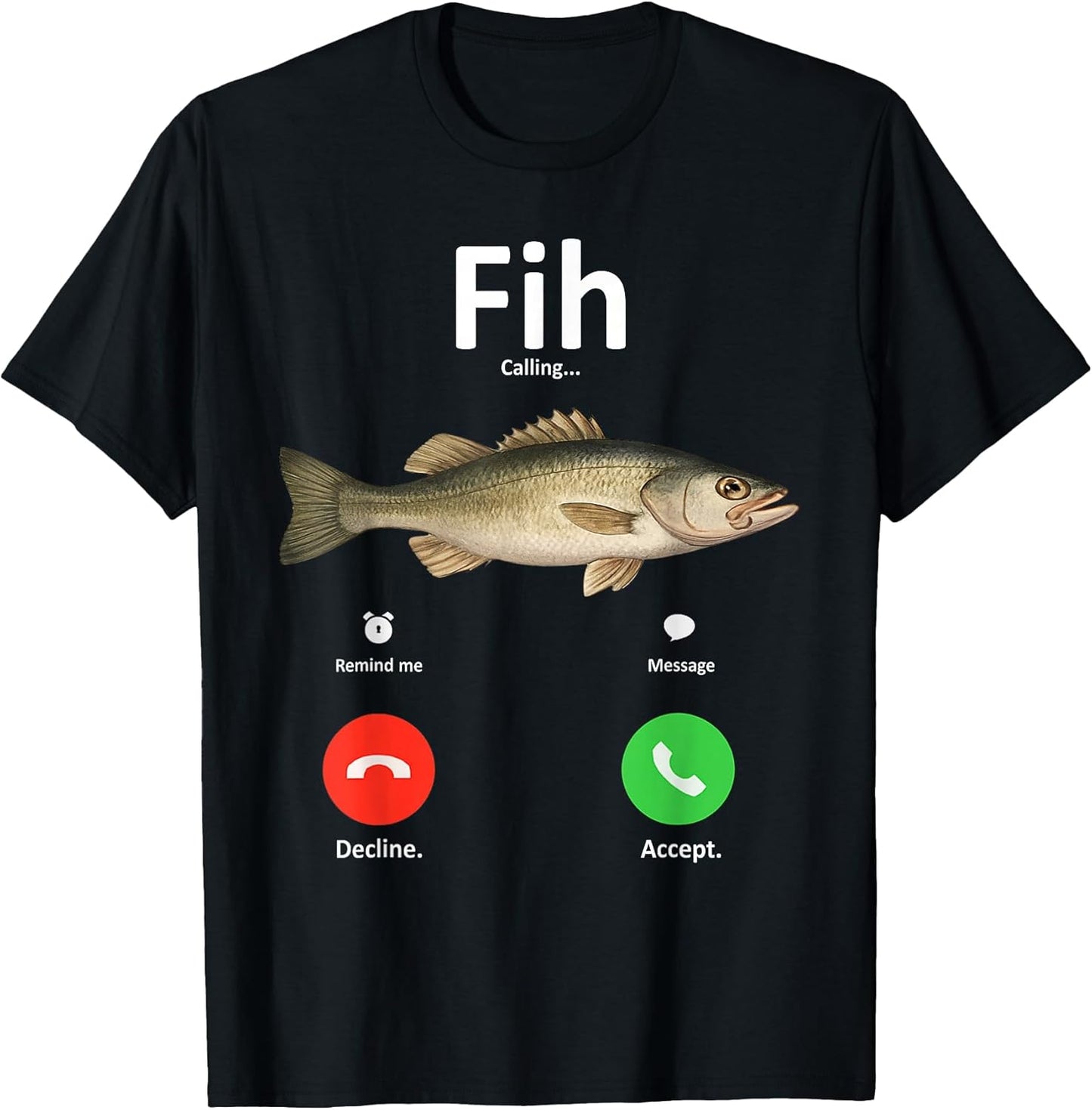 Fih Calling Remind Me Message Merch Store - Adult & Kids T-Shirts, Sweatshirts & Hoodies apparel design preview 1