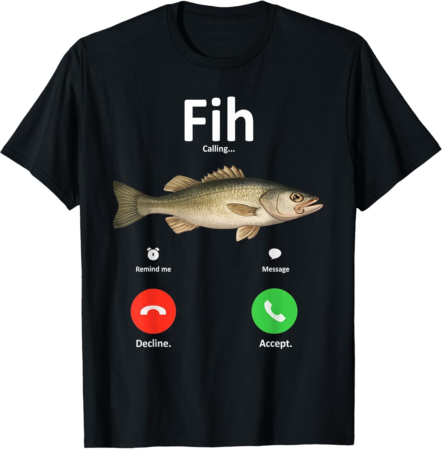 Fih Calling Remind Me Message Merch Store - Adult & Kids T-Shirts, Sweatshirts & Hoodies apparel design preview 1