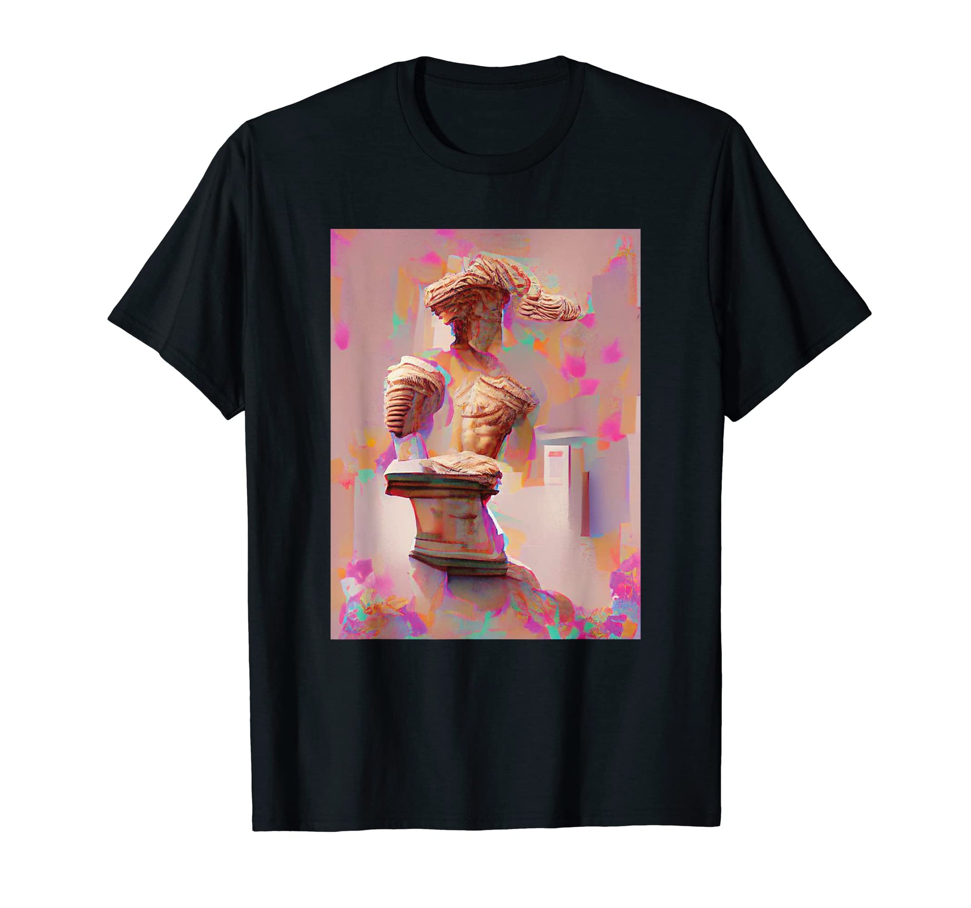 Roman Statue Aesthetic Vaporwave Abstract T-Shirt - Streetwear Style Unisex - T-Shirt, Sweatshirt, Hoodie