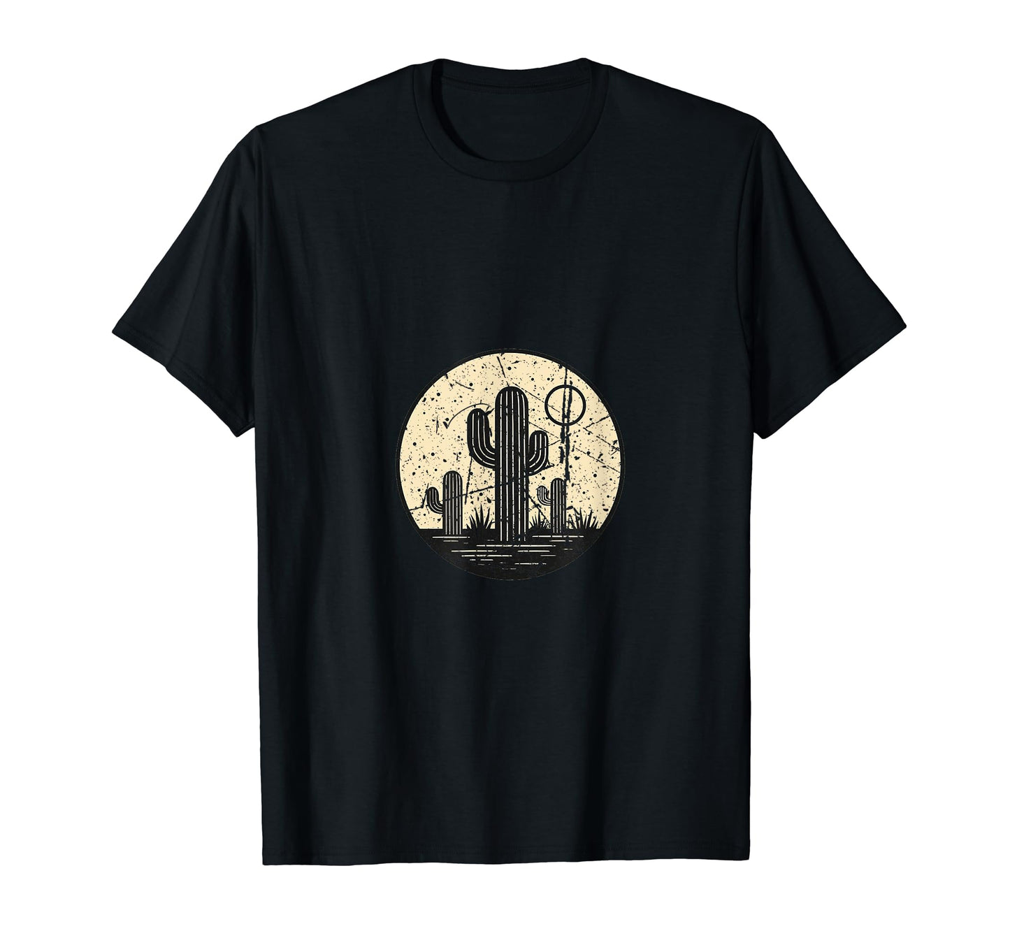Desert Cacti Cactus Minimalist Landscape T-Shirt - Trendy Graphic Unisex - T-Shirt, Sweatshirt, Hoodie