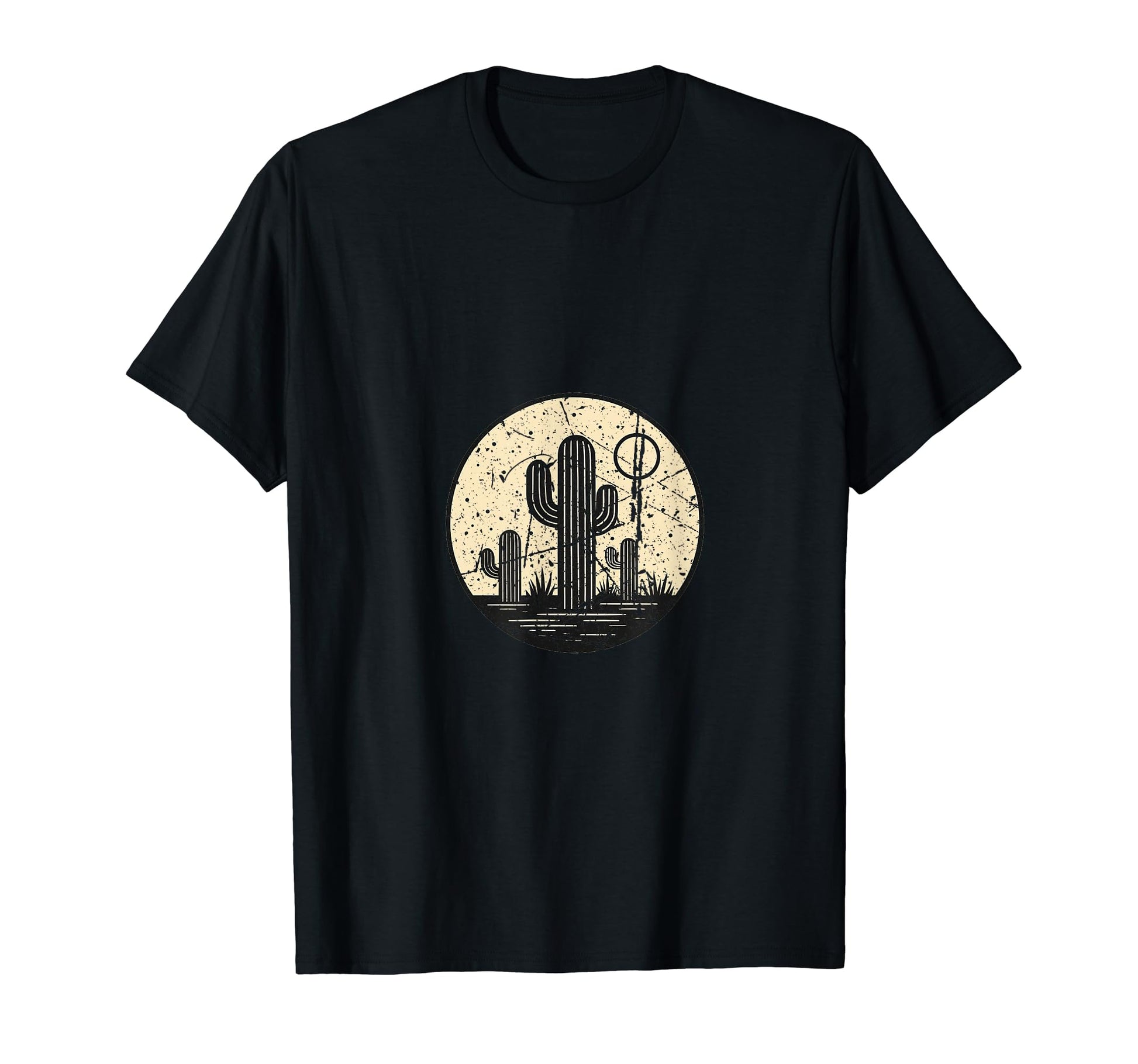 Desert Cacti Cactus Minimalist Landscape T-Shirt - Trendy Graphic Unisex - T-Shirt, Sweatshirt, Hoodie