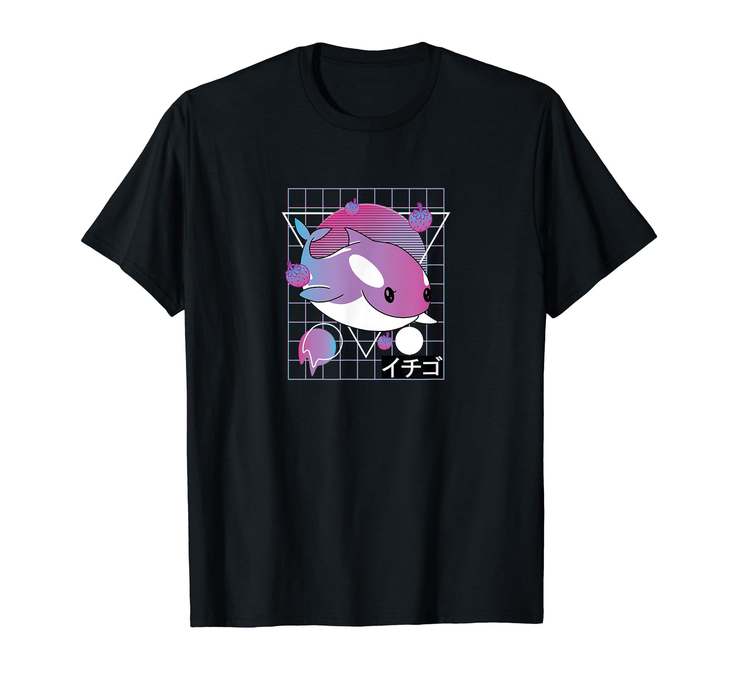 Vaporwave Aesthetic Orca Whale T-Shirt - Unique Graphic Men Women - T-Shirt, Sweatshirt, Hoodie