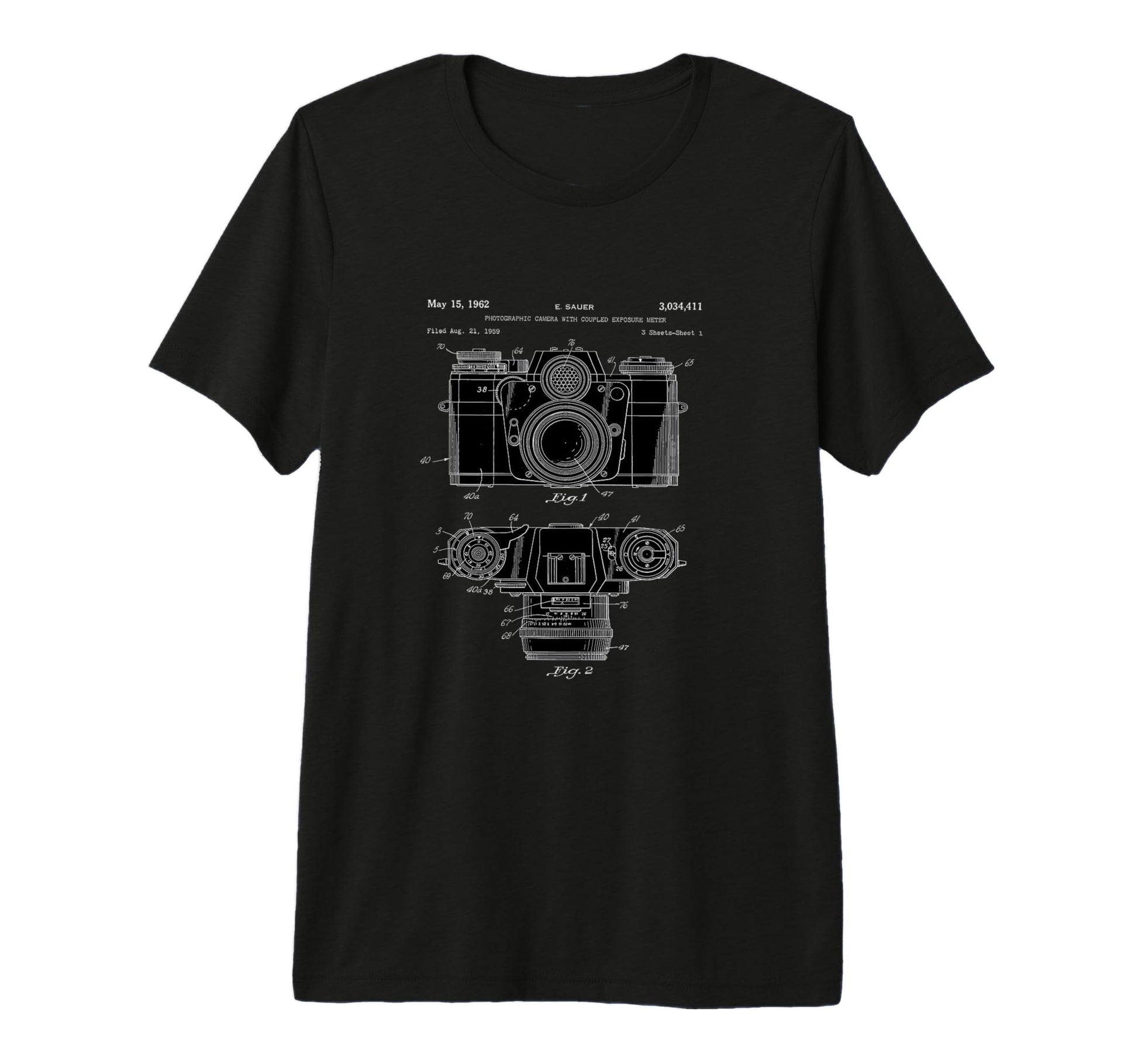 Camera Diagram Unique T-Shirt - Aesthetic Graphic Men Women - T-Shirt, Sweatshirt, Hoodie