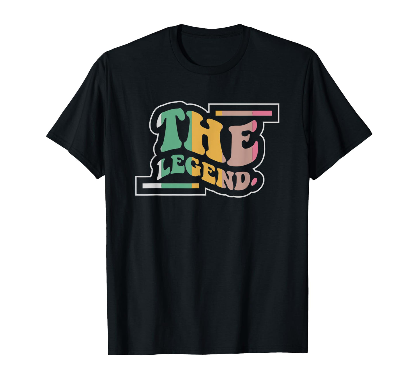 Legend Vibe Colorful Typography T-Shirt - Unique Graphic for Adults - T-Shirt, Sweatshirt, Hoodie