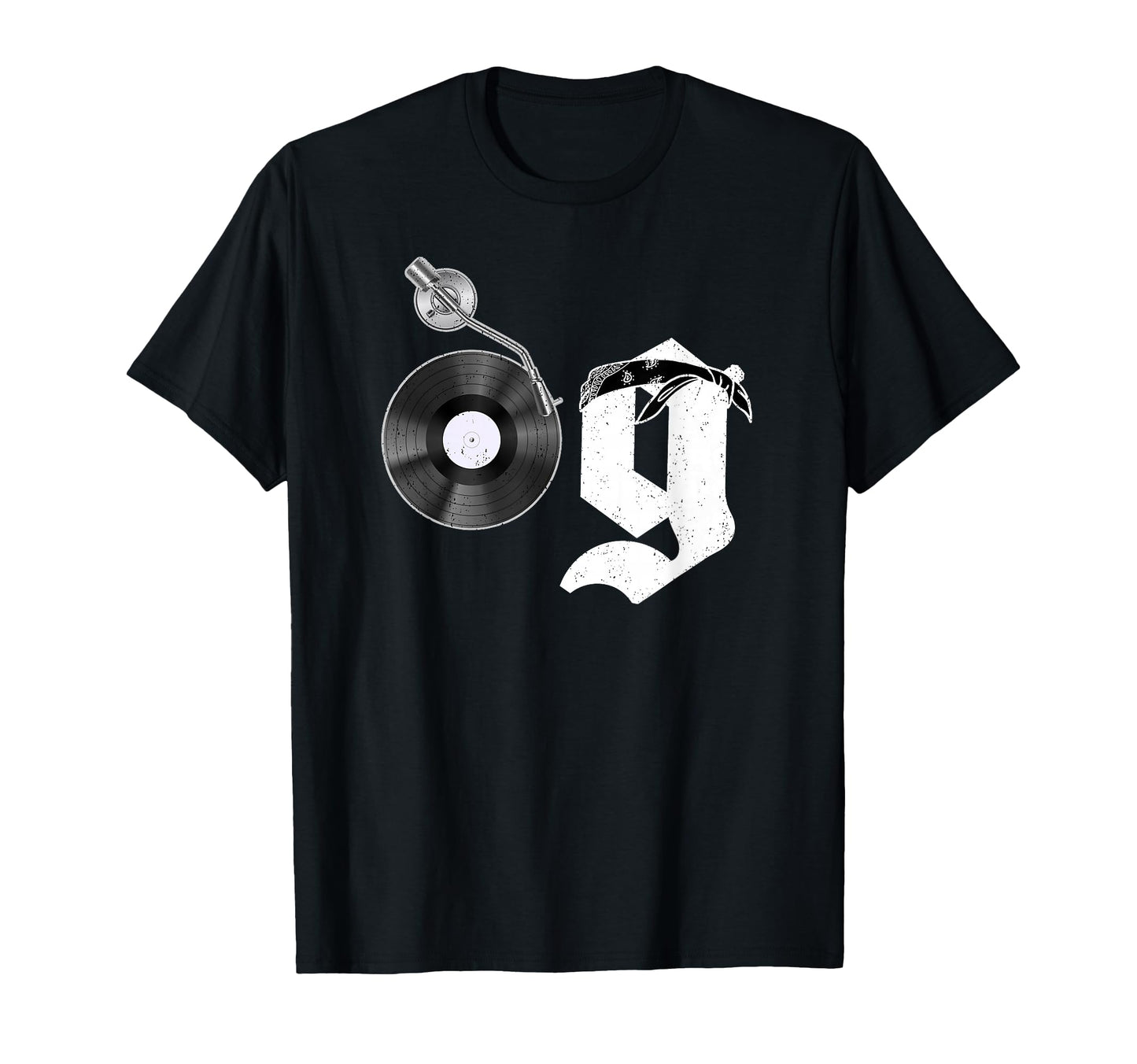 Old School Og Hip Hop Head Vinyl Cds T-Shirt - Aesthetic Graphic Unisex - T-Shirt, Sweatshirt, Hoodie