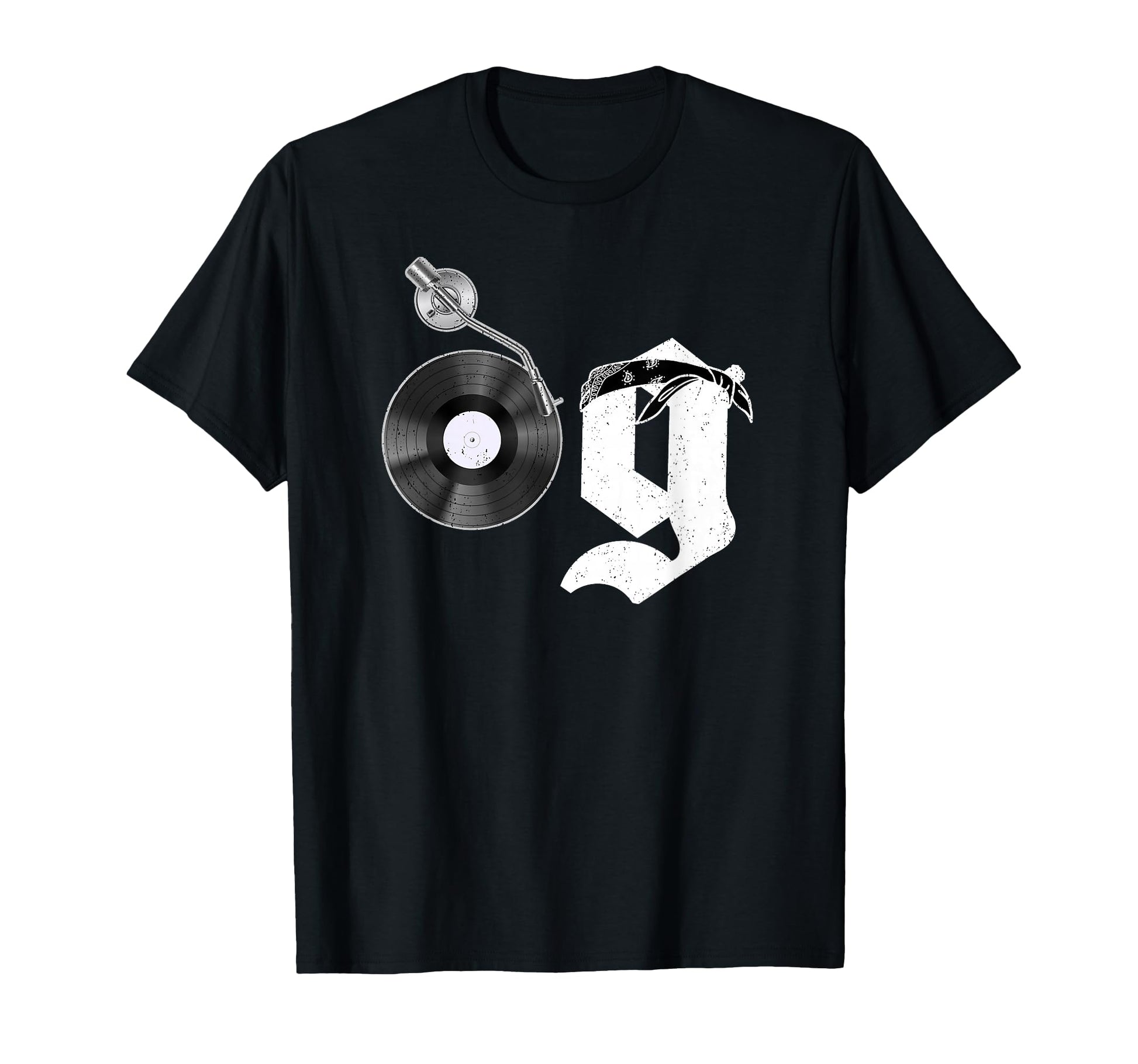 Old School Og Hip Hop Head Vinyl Cds T-Shirt - Aesthetic Graphic Unisex - T-Shirt, Sweatshirt, Hoodie