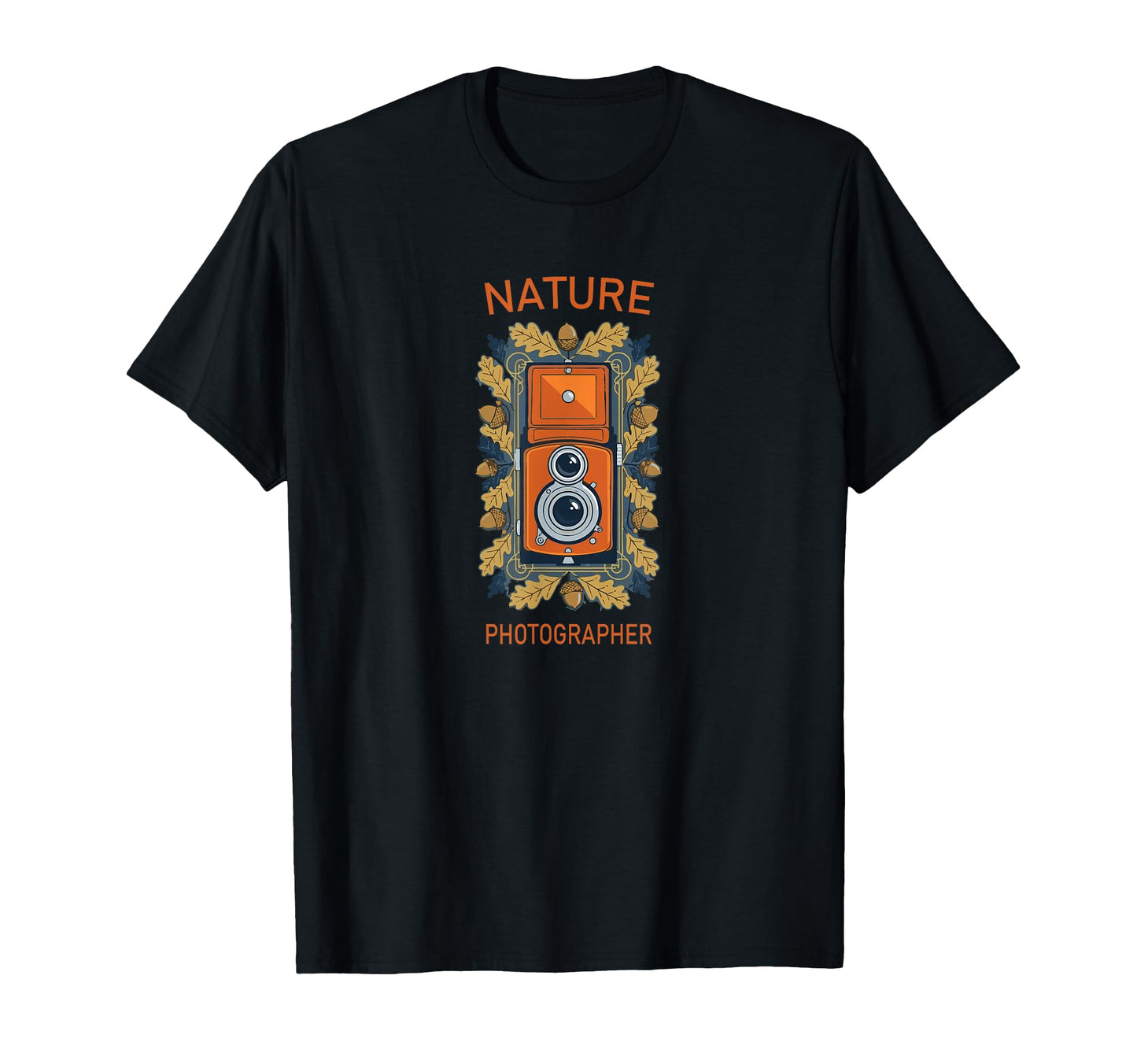 Nature Photographer Camera Fall T-Shirt - Casual Everyday Wear Men Women - T-Shirt, Sweatshirt, Hoodie
