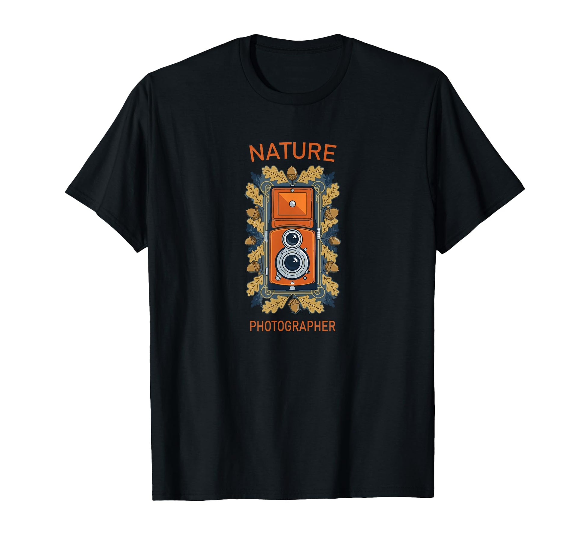 Nature Photographer Camera Fall T-Shirt - Casual Everyday Wear Men Women - T-Shirt, Sweatshirt, Hoodie