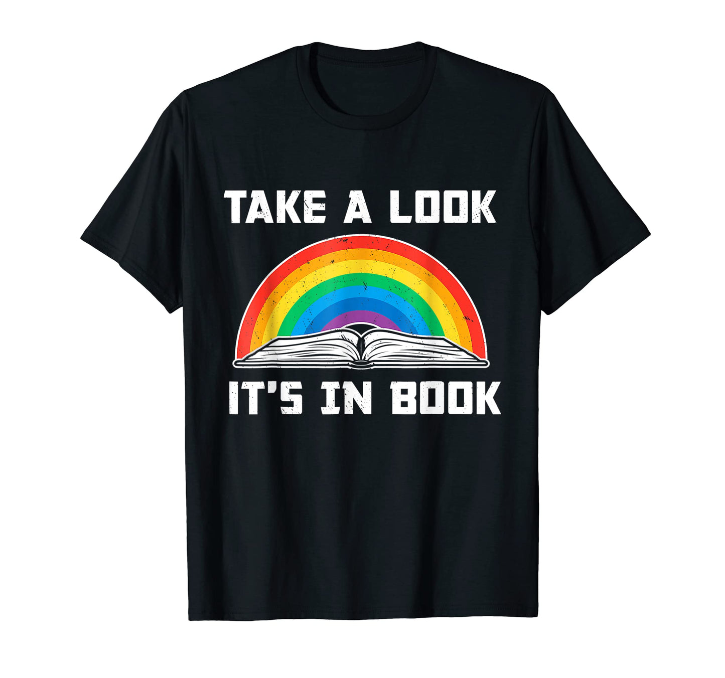 Take Its Book Reading Rainbow T-Shirt - Unique Graphic for Adults - T-Shirt, Sweatshirt, Hoodie