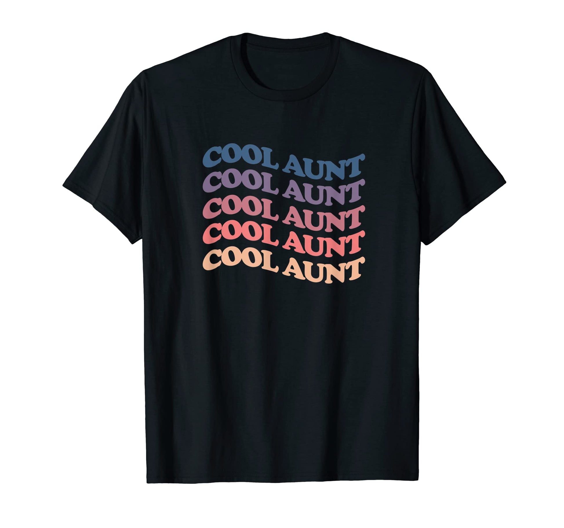Aunt Rainbow Gift Aunts And Auntie T-Shirt - Graphic Print Men Women - T-Shirt, Sweatshirt, Hoodie
