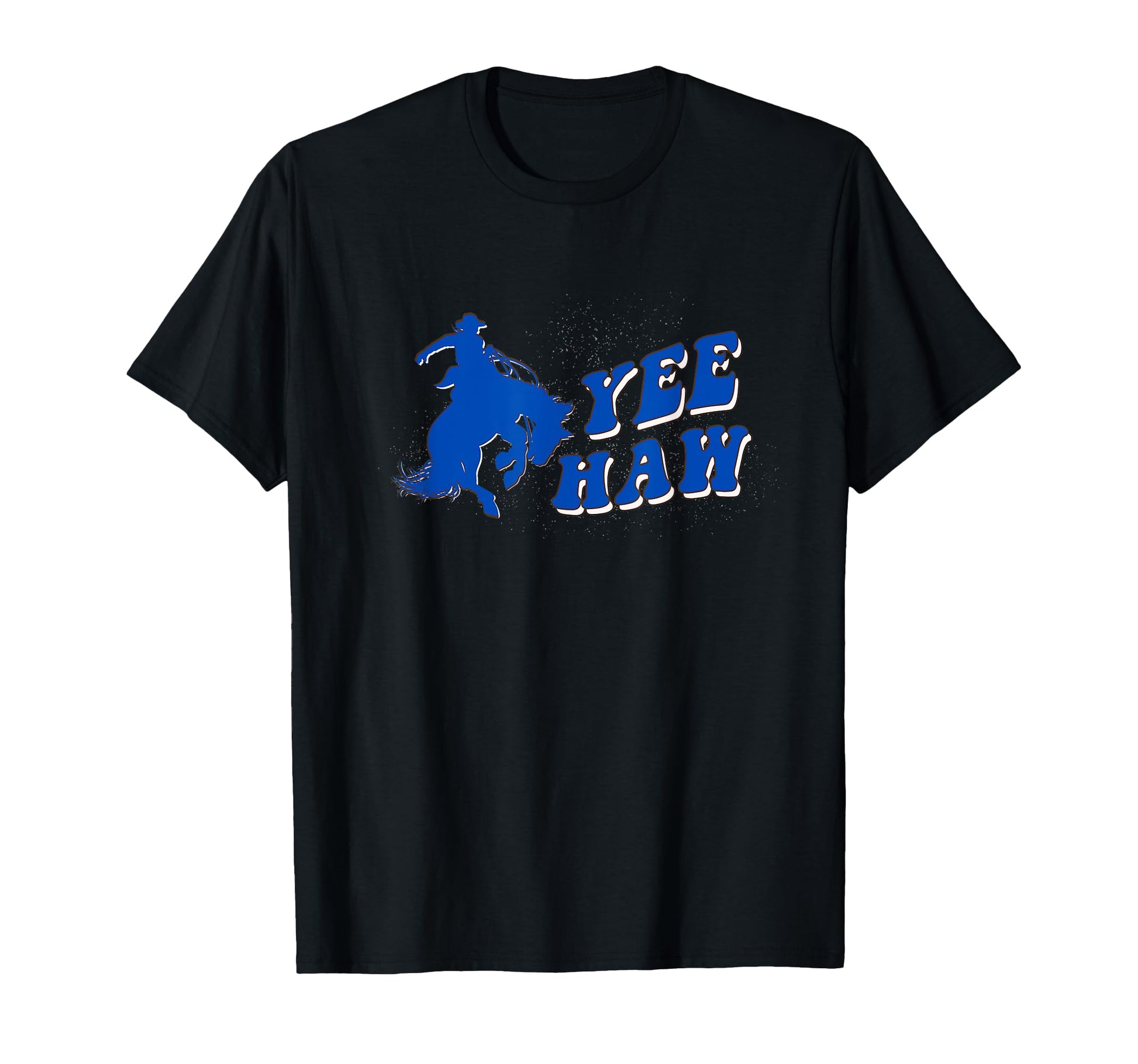 Yee Haw Bucking Cowboy Rustic Western T-Shirt - Streetwear Style Unisex - T-Shirt, Sweatshirt, Hoodie