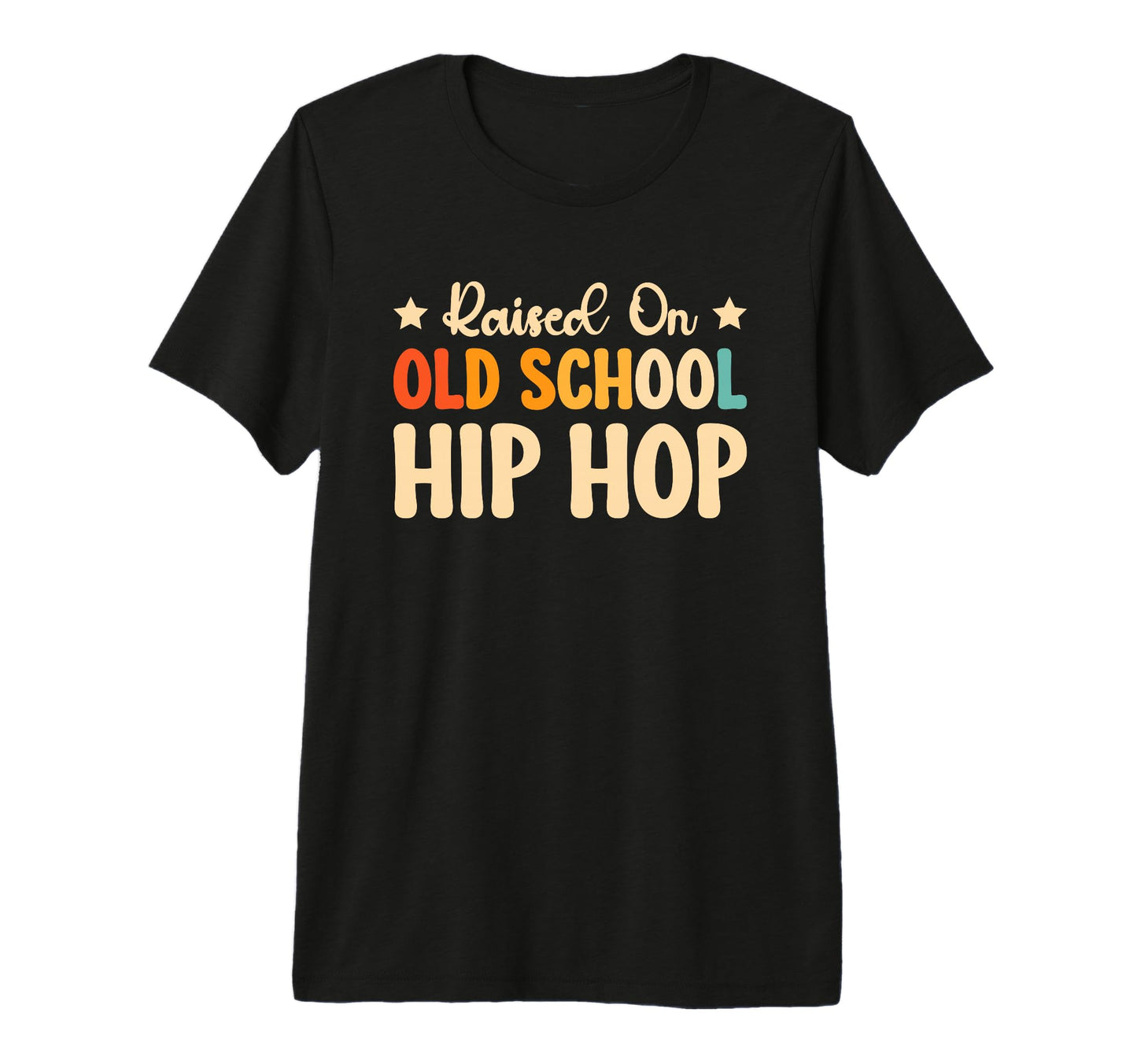 Raised Old School Hip Hop Tri Blend T-Shirt - Minimalist Print Unisex - T-Shirt, Sweatshirt, Hoodie