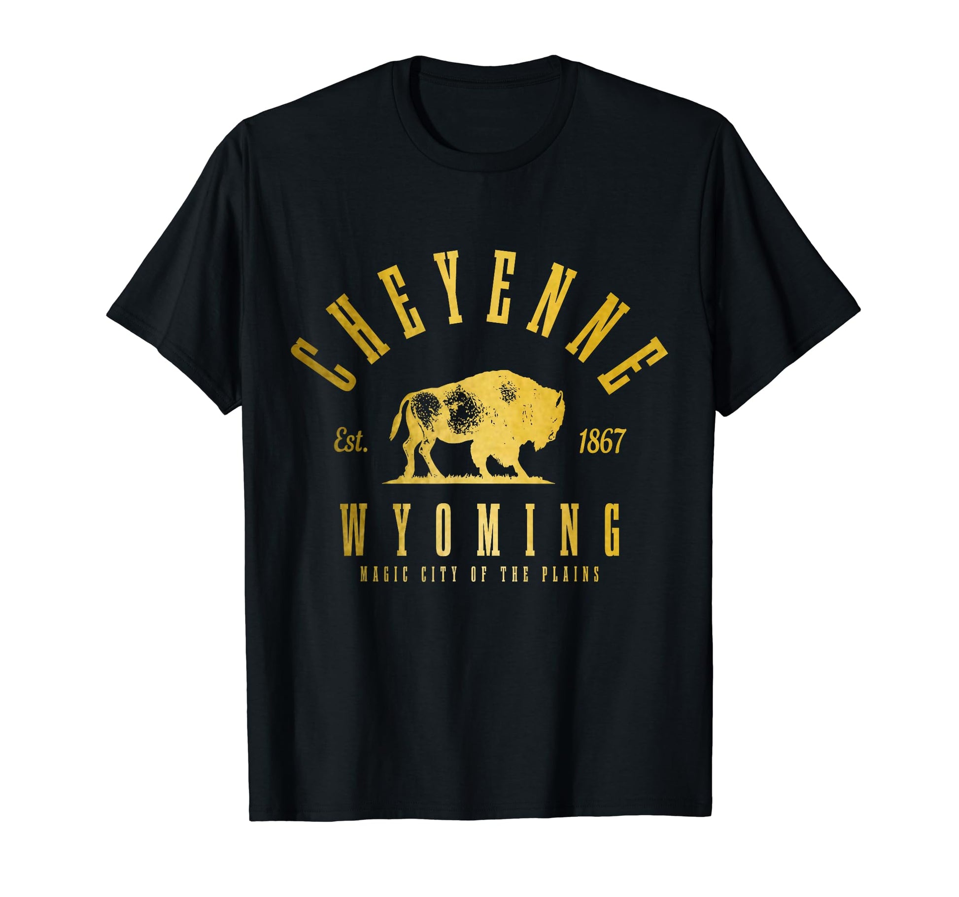 Cheyenne Wyoming Est 1867 Cowboy State T-Shirt - Trendy Graphic Men Women - T-Shirt, Sweatshirt, Hoodie