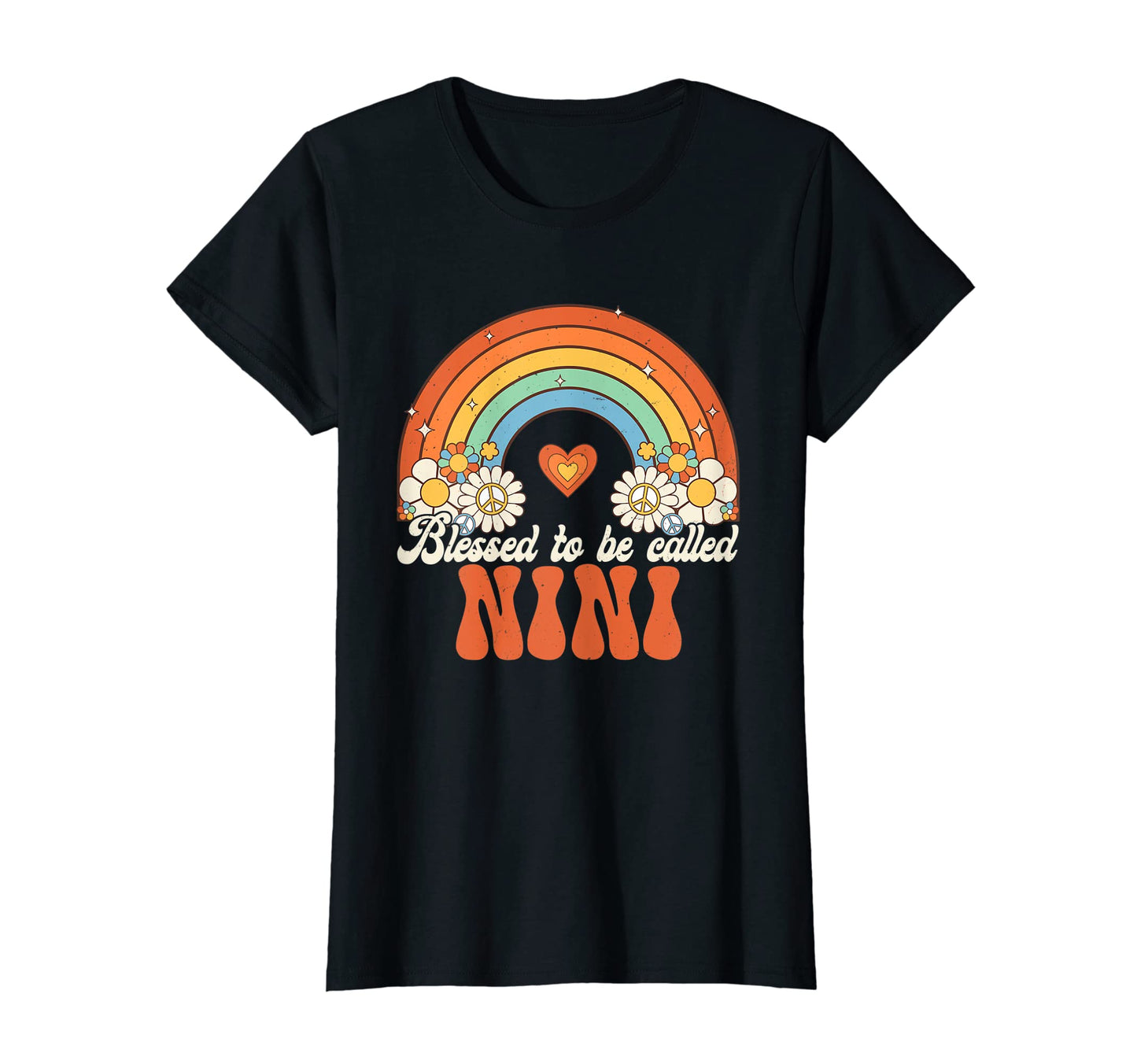 Womens Blessed To Be Called Nini T-Shirt - Casual Everyday Wear Men Women - T-Shirt, Sweatshirt, Hoodie