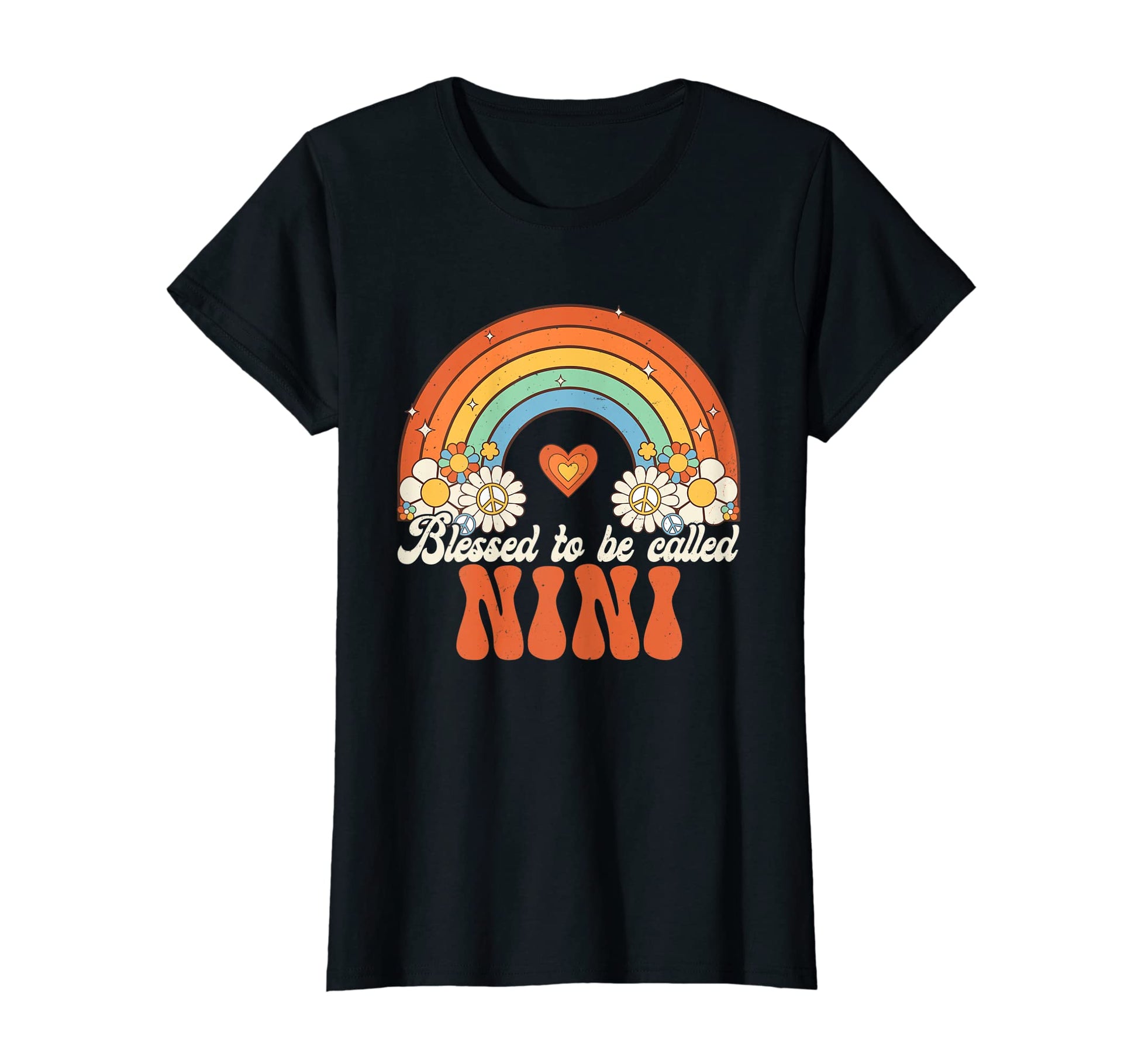 Womens Blessed To Be Called Nini T-Shirt - Casual Everyday Wear Men Women - T-Shirt, Sweatshirt, Hoodie