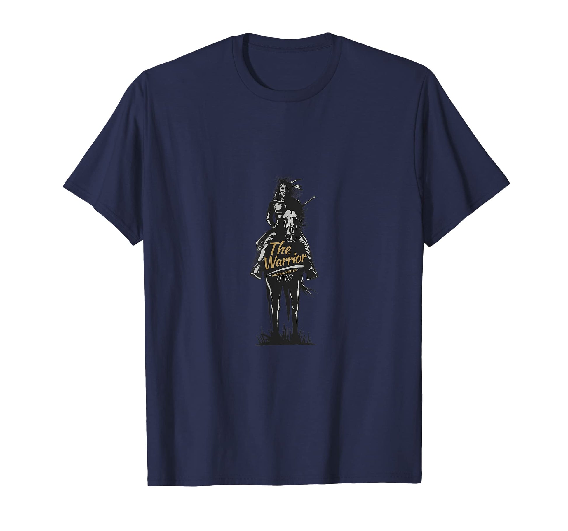 Warrior Unique Wild West Cowboy Horse T-Shirt - Novelty Apparel Men Women - T-Shirt, Sweatshirt, Hoodie