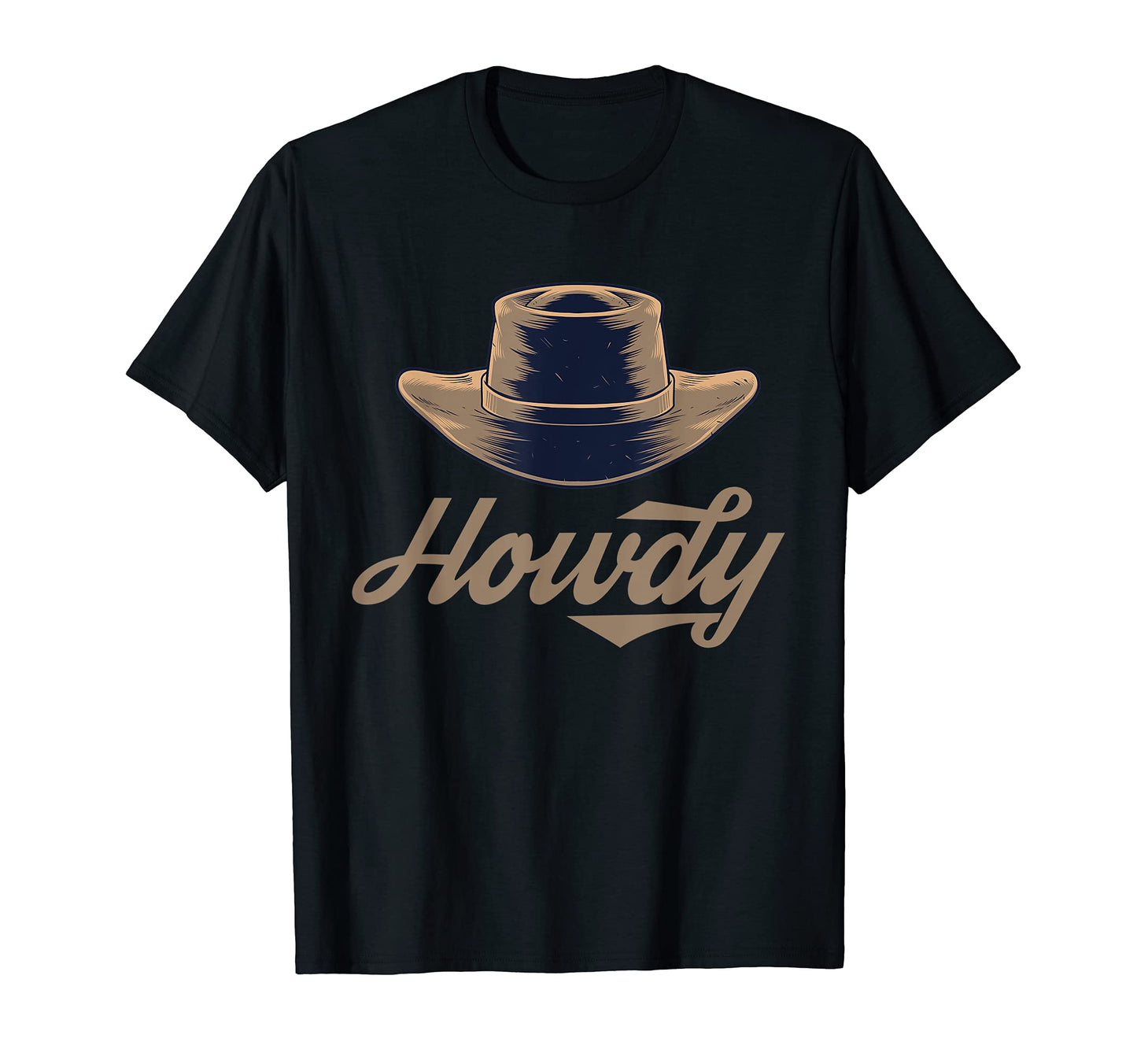 Howdy Honey Cowboy Cowgirl Western T-Shirt - Casual Everyday Wear Unisex - T-Shirt, Sweatshirt, Hoodie