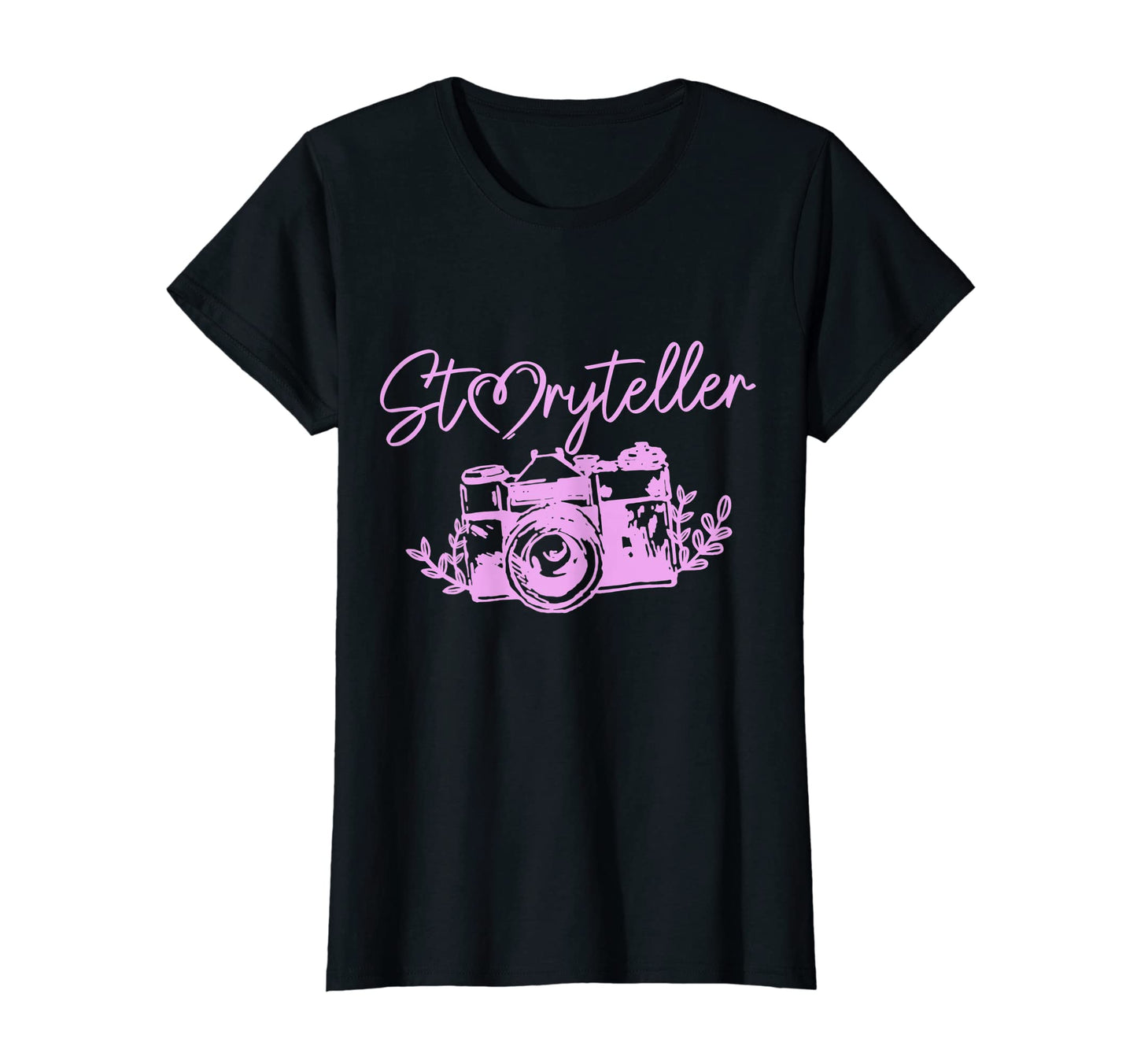 Womens Photographer Storyteller Camera T-Shirt - Novelty Apparel Men Women - T-Shirt, Sweatshirt, Hoodie
