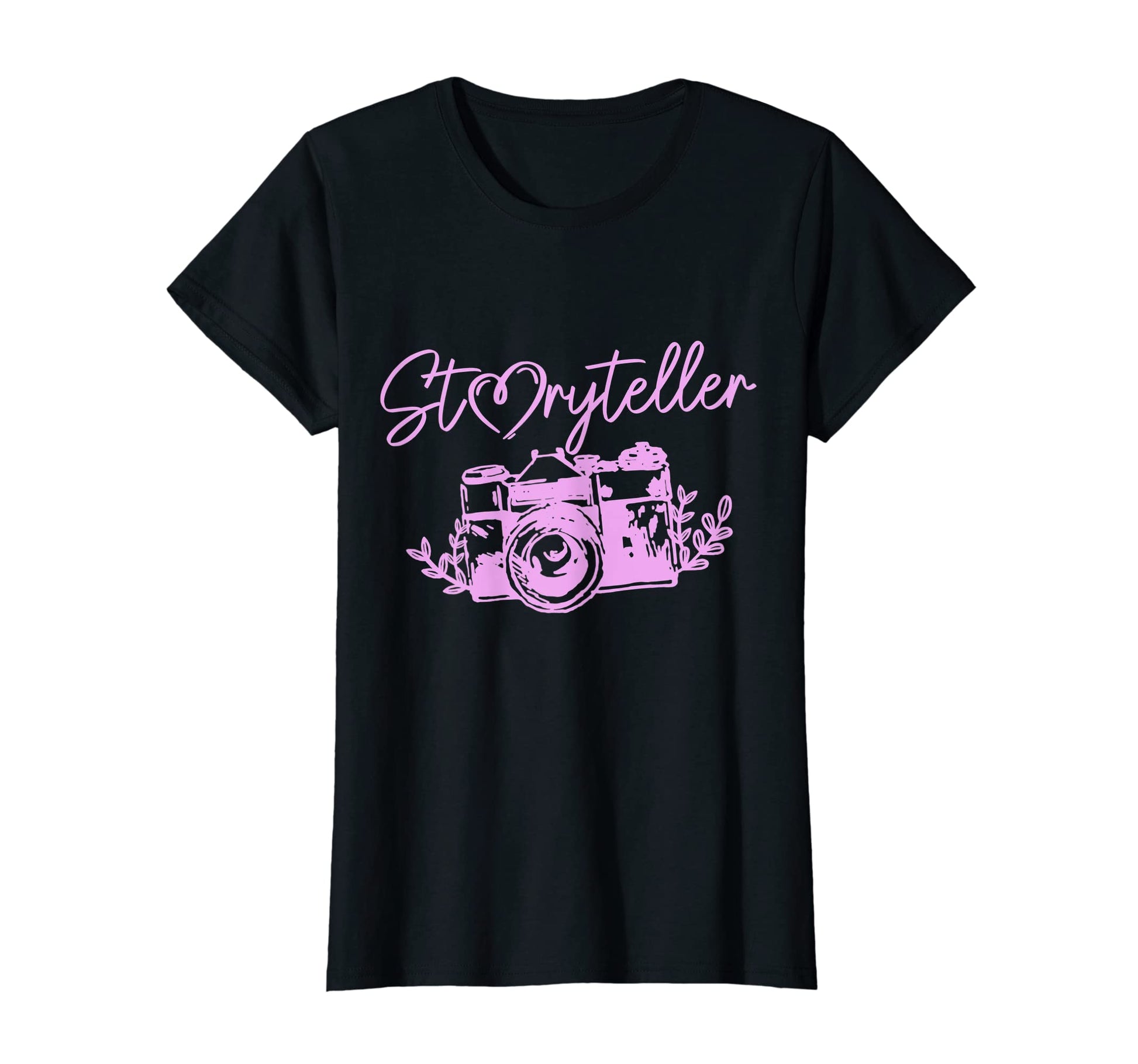 Womens Photographer Storyteller Camera T-Shirt - Novelty Apparel Men Women - T-Shirt, Sweatshirt, Hoodie