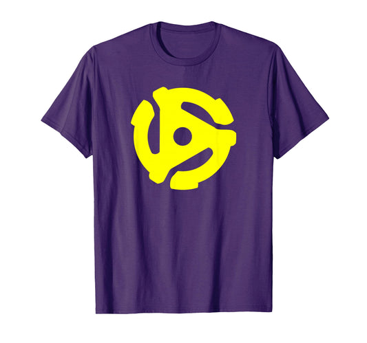 45 Rpm Adapter Vinyl Music Authentic Sounds T-Shirt - Graphic Print Unisex - T-Shirt, Sweatshirt, Hoodie