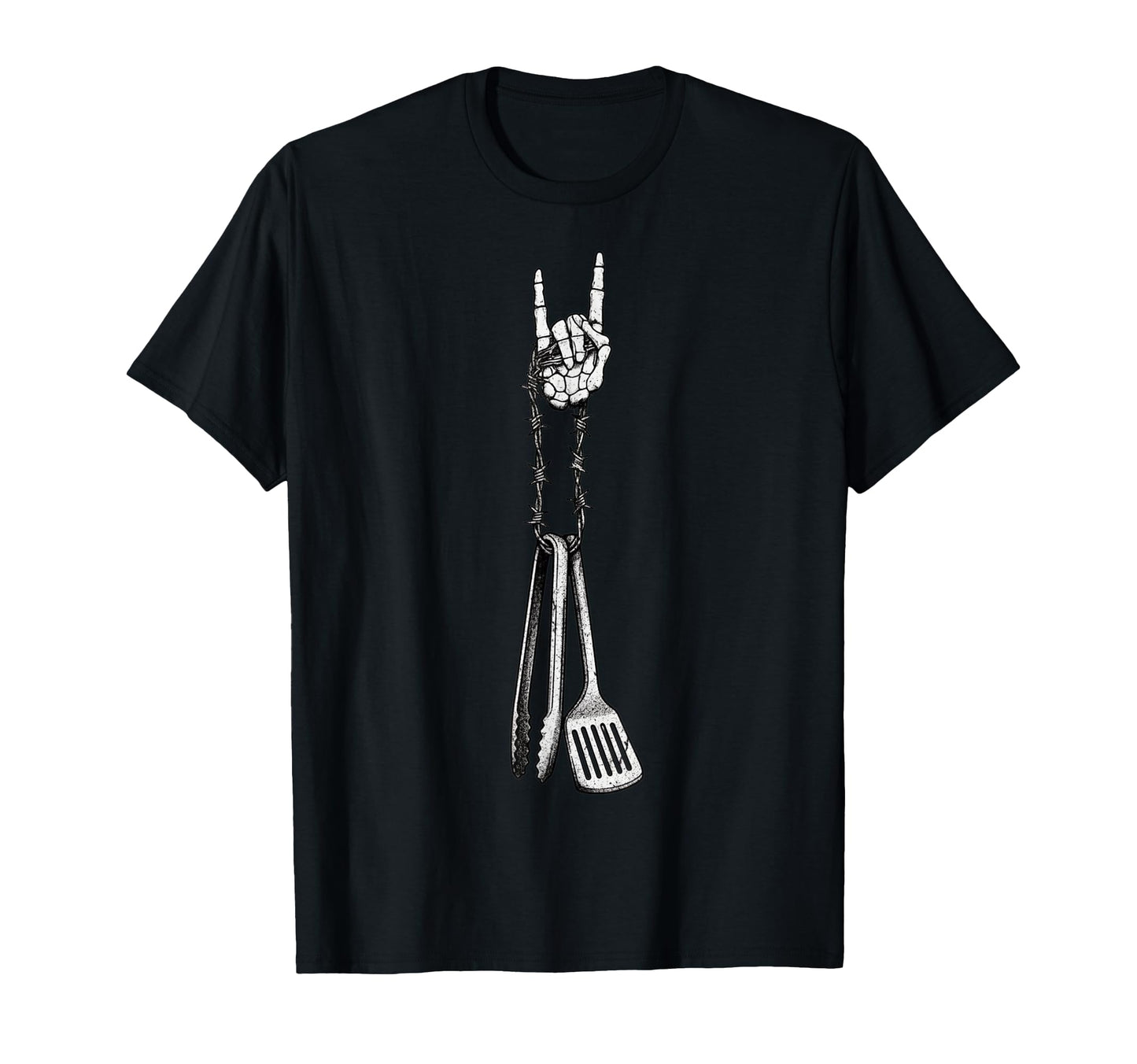 Grill Master Grilling Bbq 90S Alt Metal T-Shirt - Custom Art Print Unisex - T-Shirt, Sweatshirt, Hoodie