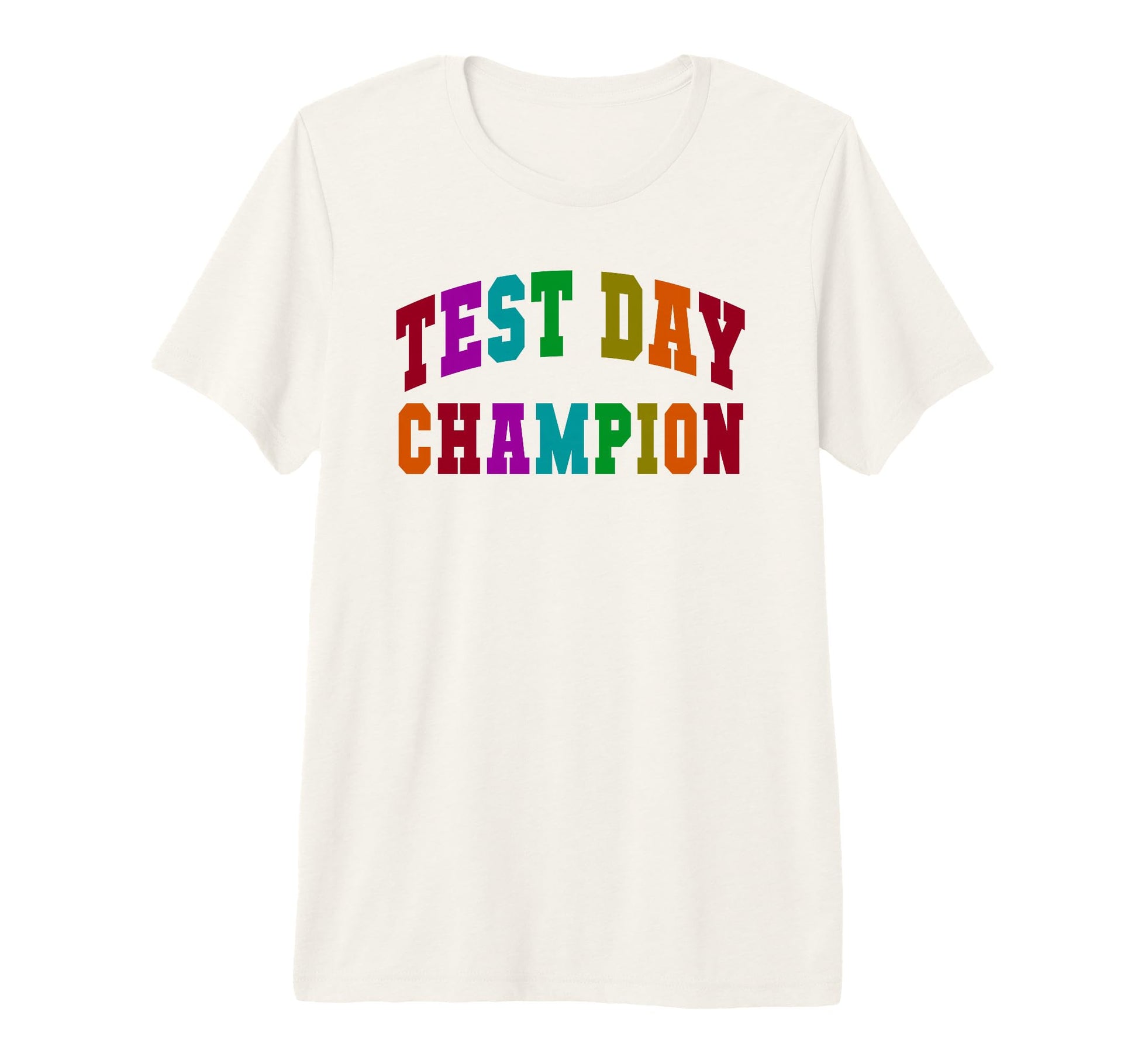 Kawaii Test Day Champion Testing Teacher T-Shirt - Minimalist Print Unisex - T-Shirt, Sweatshirt, Hoodie