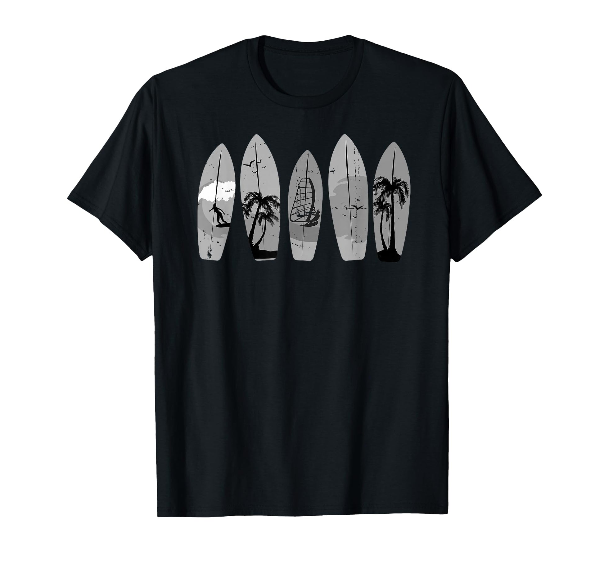 Surfing Surfboard Surfboarder Surfer T-Shirt - Minimalist Print Unisex - T-Shirt, Sweatshirt, Hoodie