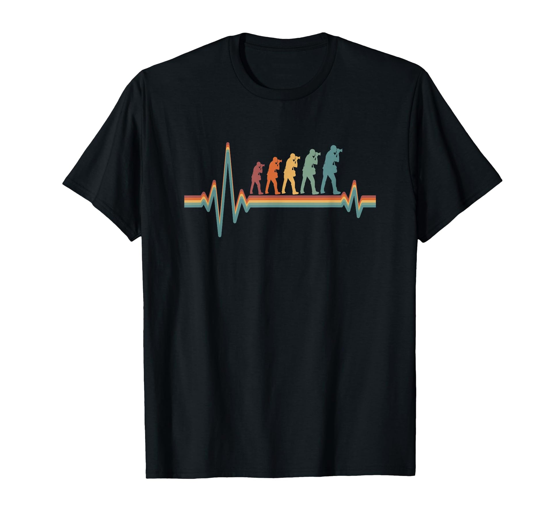 Photography Camera Photographer Ekg T-Shirt - Graphic Print for Adults - T-Shirt, Sweatshirt, Hoodie