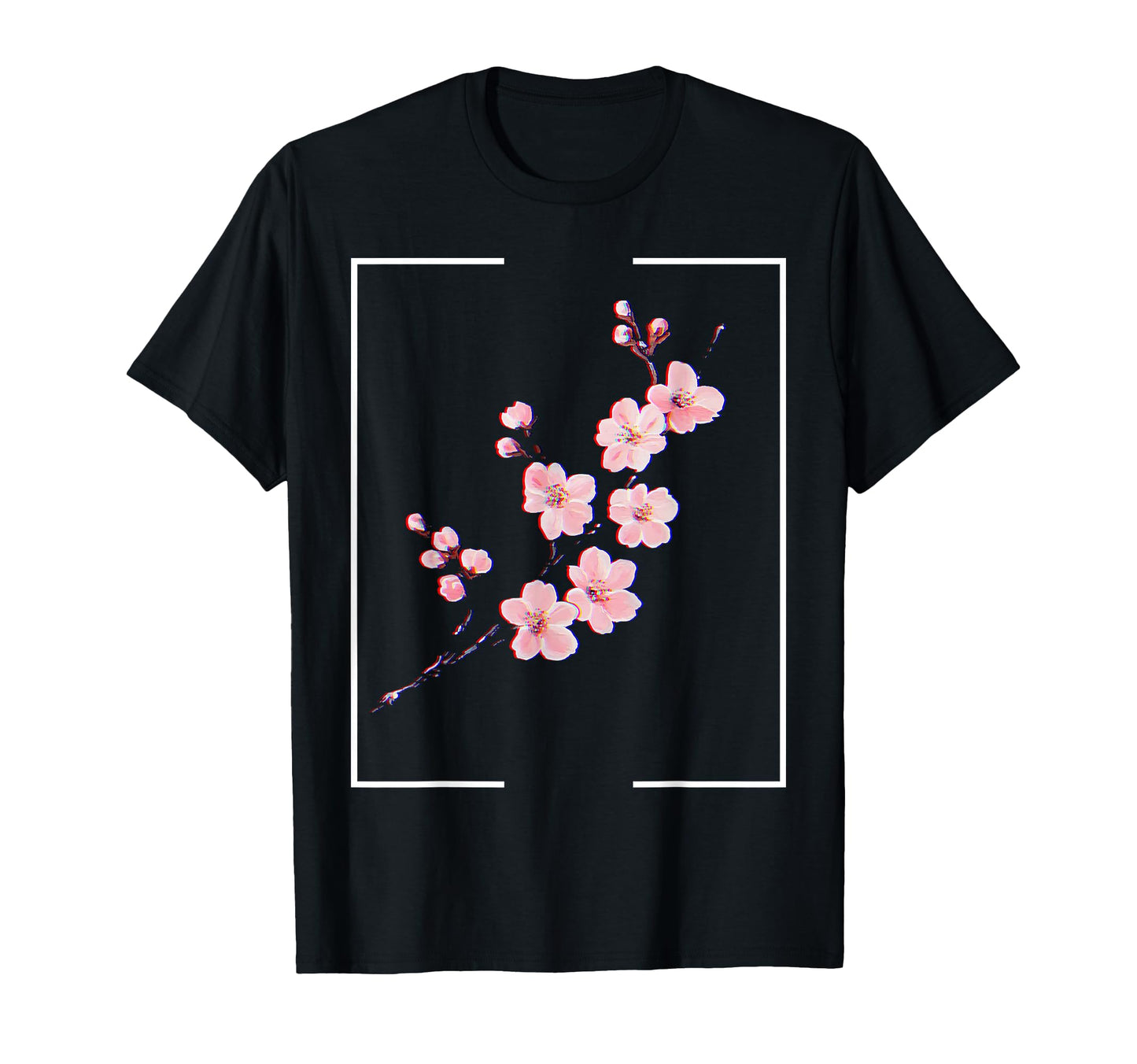 Cherry Blossom Japanese Aesthetic T-Shirt - Minimalist Print Men Women - T-Shirt, Sweatshirt, Hoodie