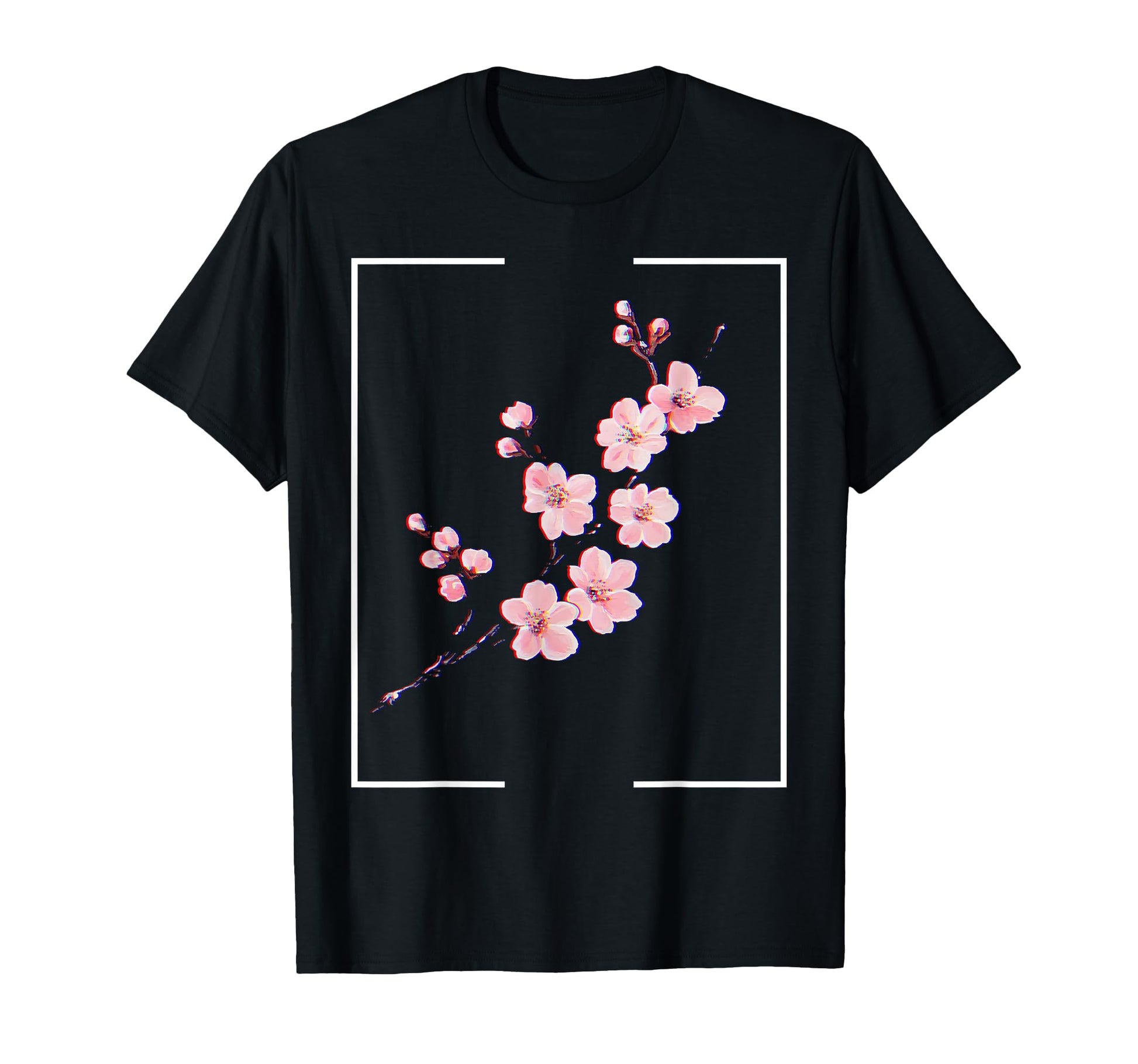 Cherry Blossom Japanese Aesthetic T-Shirt - Minimalist Print Men Women - T-Shirt, Sweatshirt, Hoodie