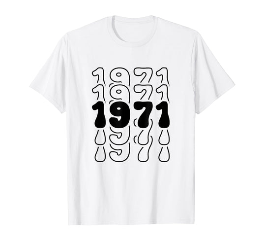 53 Year Old Groovy 53Rd Birthday T-Shirt - Custom Art Print for Adults - T-Shirt, Sweatshirt, Hoodie