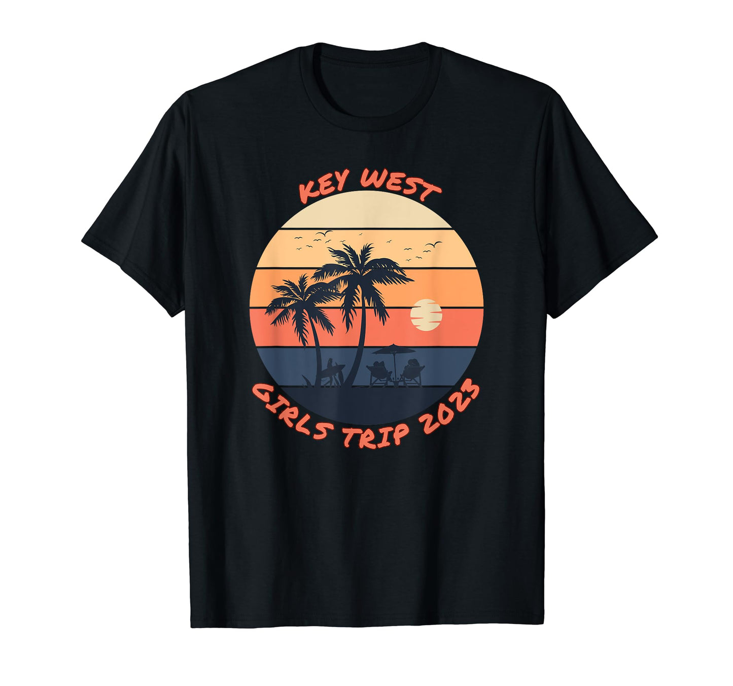 Key West Trip 2023 Sunset T-Shirt - Streetwear Style for Adults - T-Shirt, Sweatshirt, Hoodie