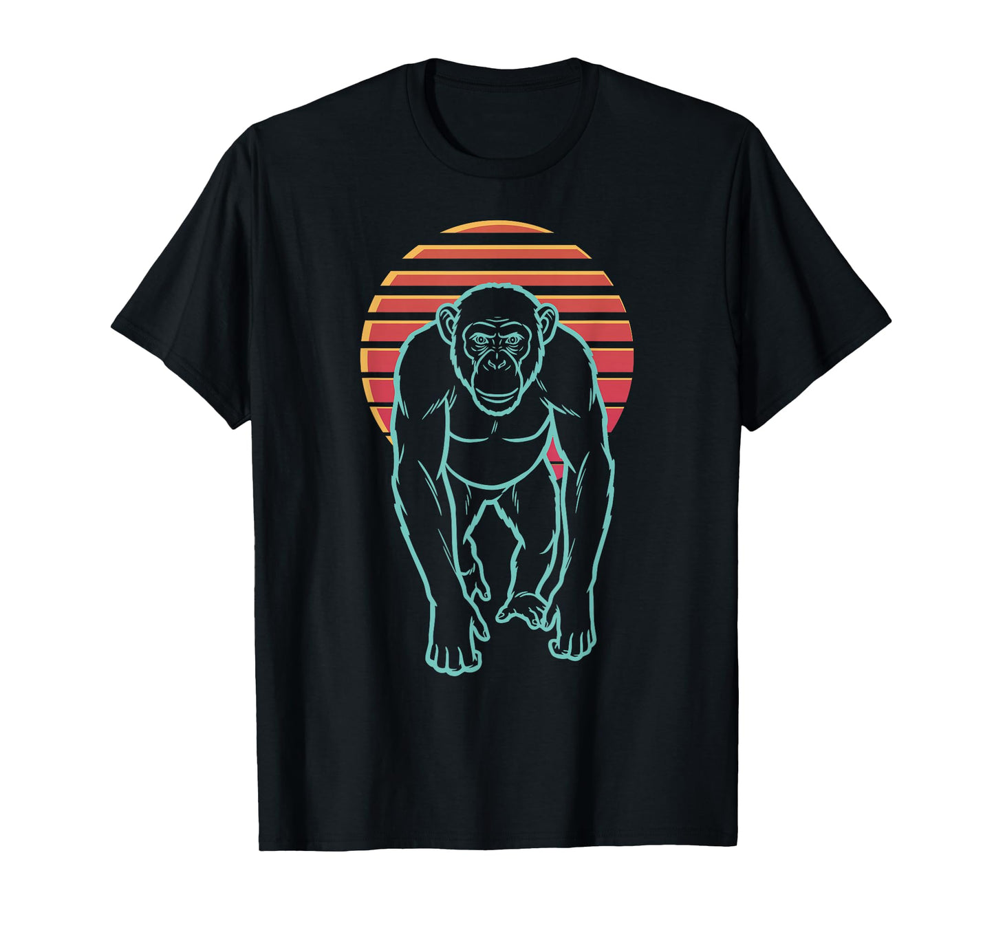 Chimpanzee Monkey Chimp Animal Lover T-Shirt - Graphic Print Men Women - T-Shirt, Sweatshirt, Hoodie