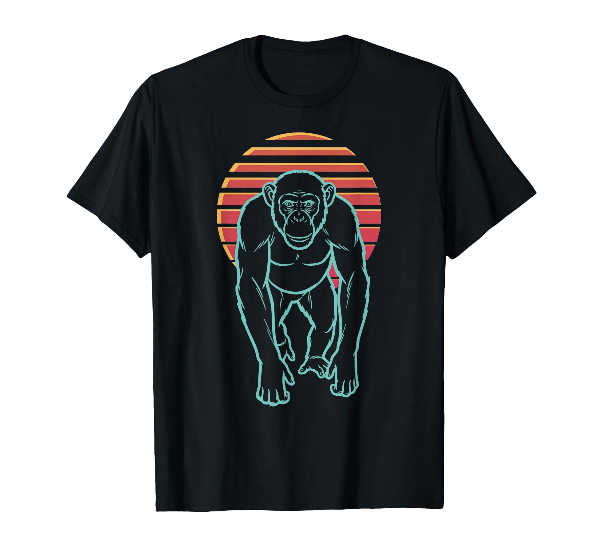 Chimpanzee Monkey Chimp Animal Lover T-Shirt - Graphic Print Men Women - T-Shirt, Sweatshirt, Hoodie