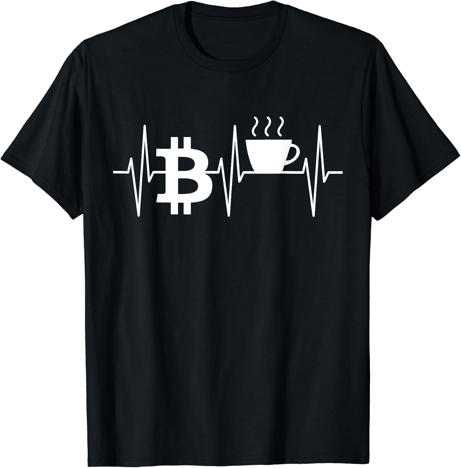 Bitcoin and Coffee TShirtz More - Adult & Kids T-Shirts, Sweatshirts & Hoodies apparel design preview 1