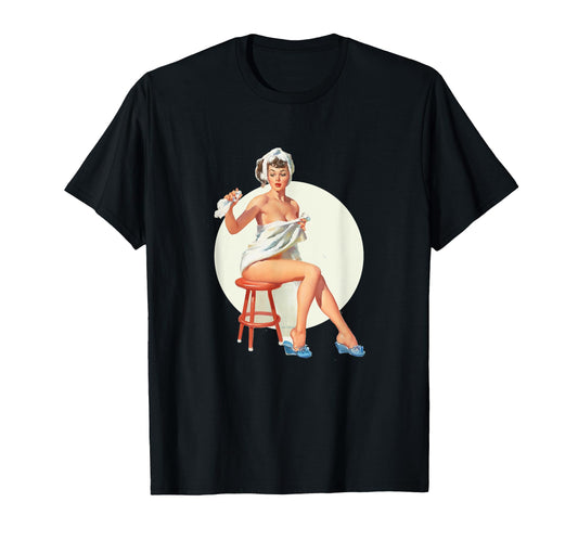 1940S Pin Up Sexy American Art T-Shirt - Fun Novelty Design Unisex - T-Shirt, Sweatshirt, Hoodie
